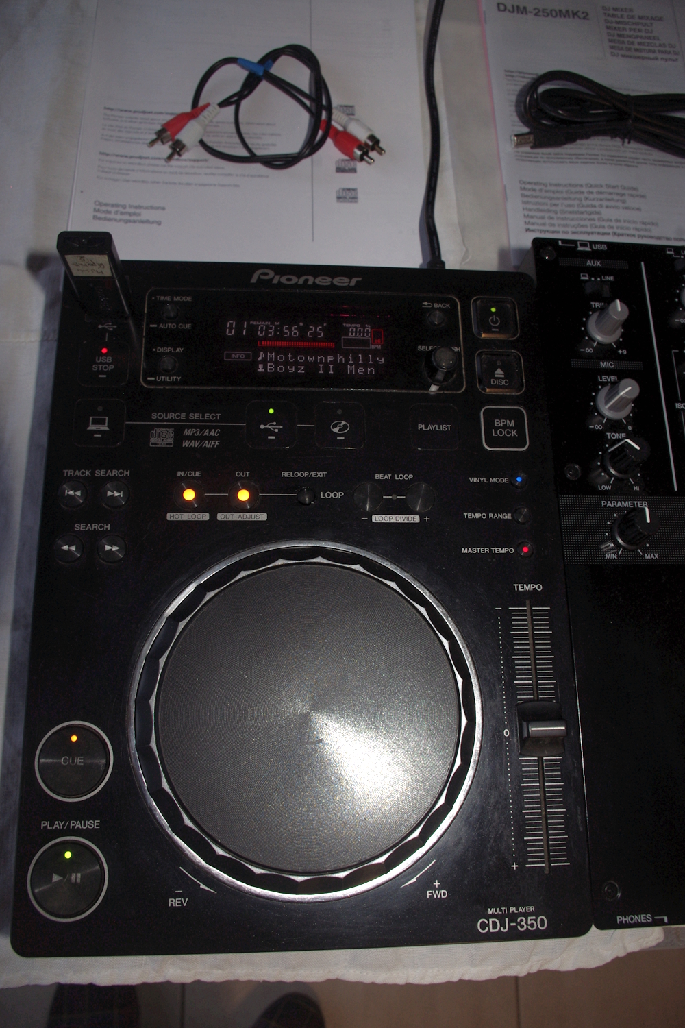 Vends pack de 2 platines DJ PIONEER CDJ-350