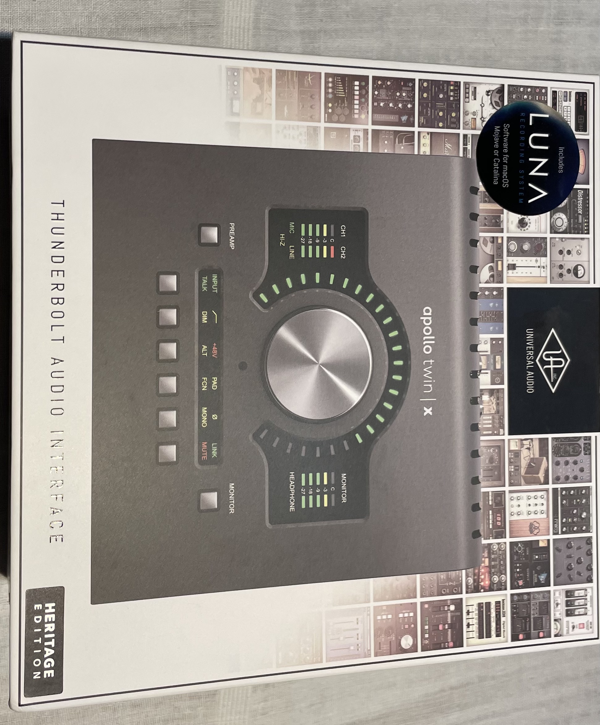 vends apollo twin x quad heritage edition