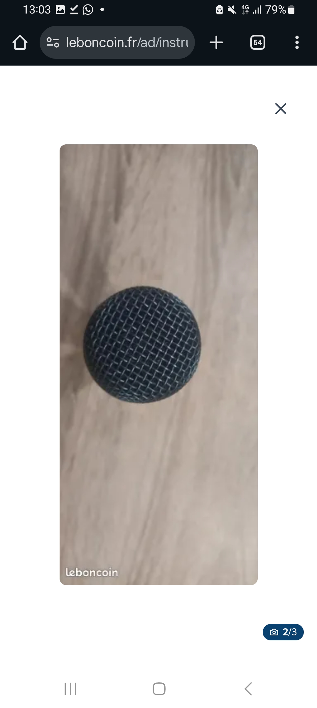 Vends Micro chant Sennheiser E935