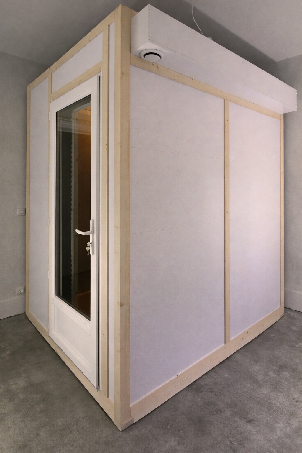 Cabine acoustique insonorisée musique