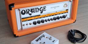 Tête d'ampli Orange Thunderverb 50 (retubée) avec flight case et footswitch FS-2 - Parfait état