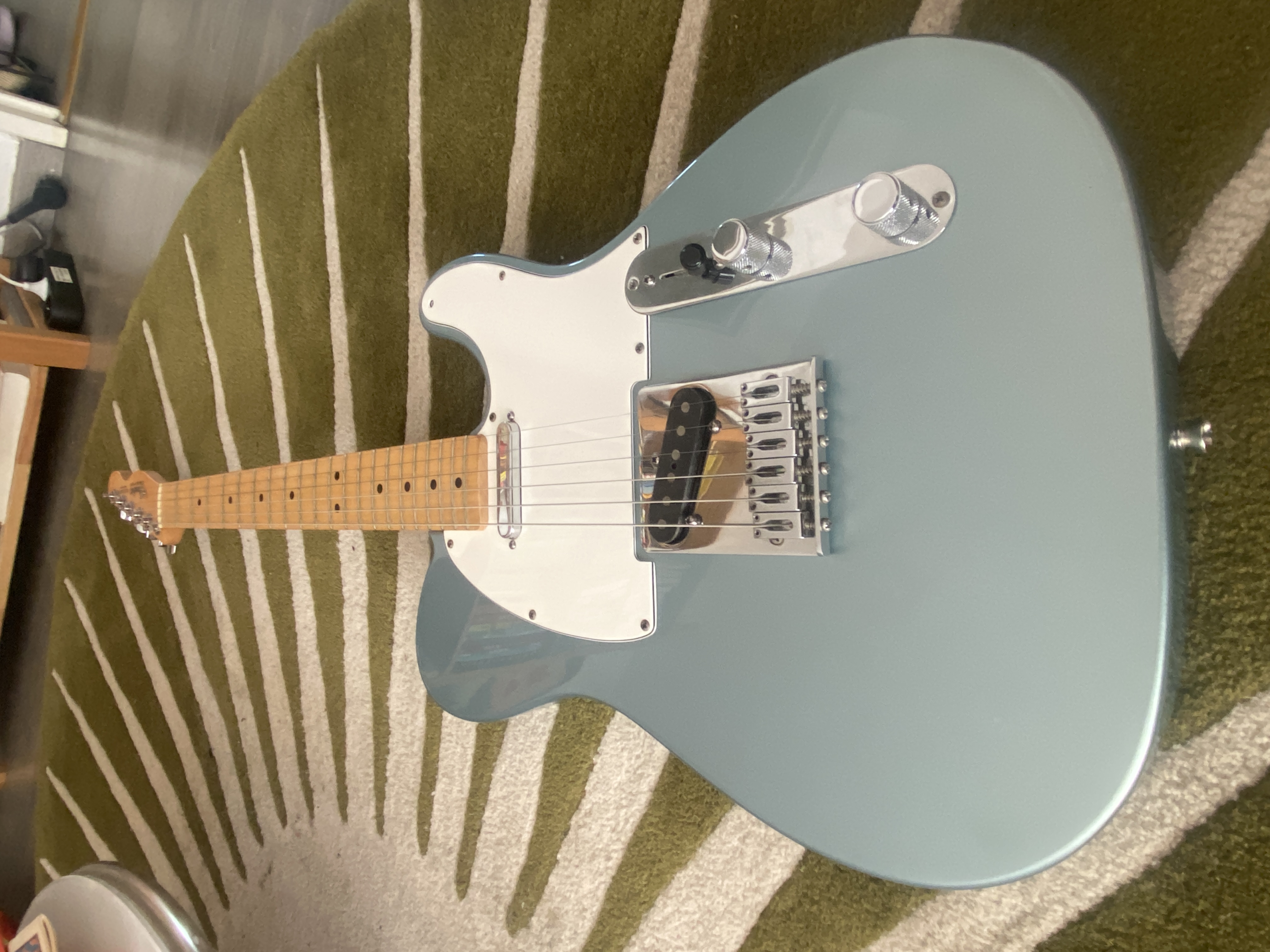 Fender Telecaster Blue agave metallic MIM 2011 – Micros Custom Shop ’51 Nocaster