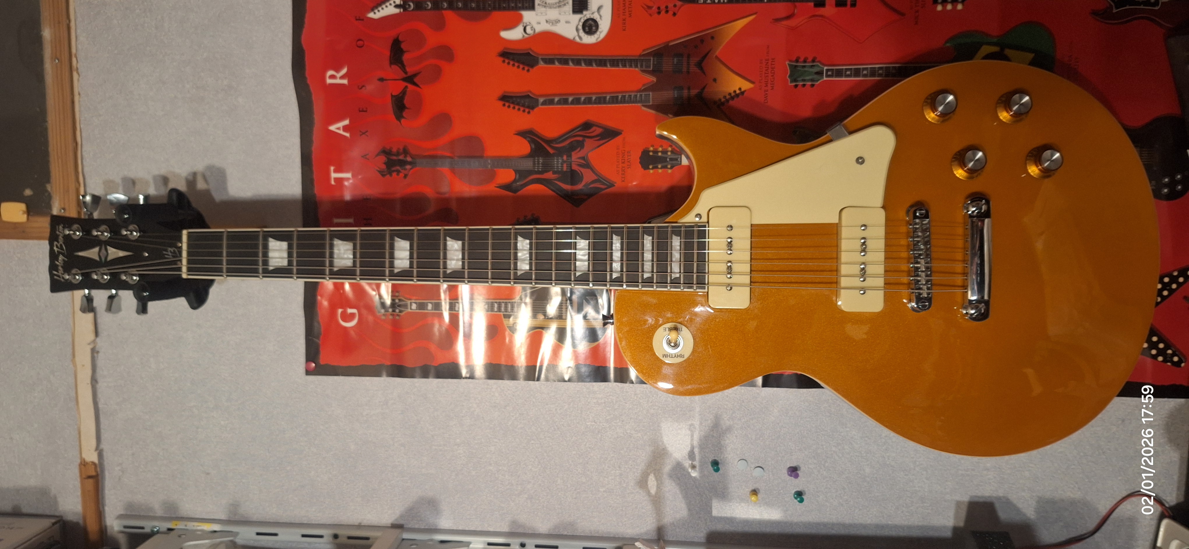 Harley Benton SC450 P90 upgradée