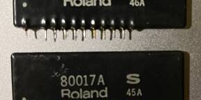 Vends 4 Puces VCA 80017A d'origine pour Roland Juno 106