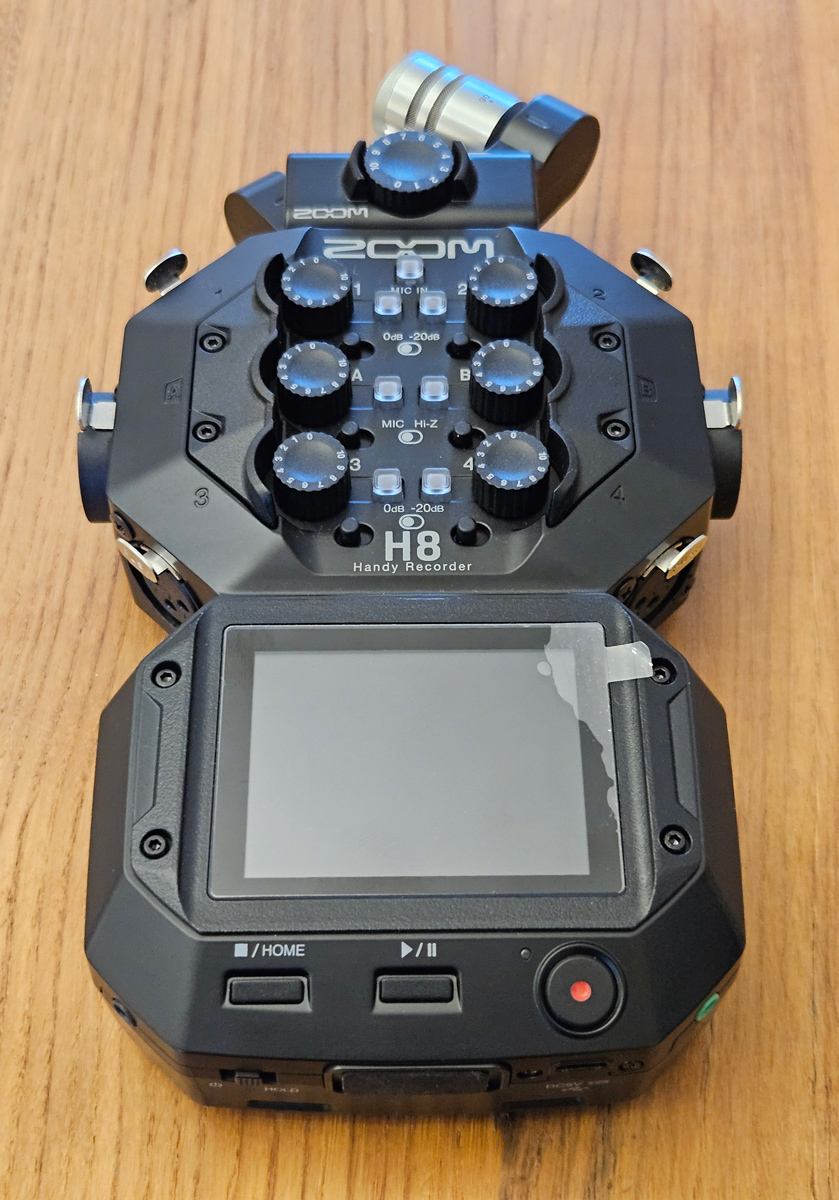 Zoom H8 enregistreur audio portable pro + capsule XYH-6 micro stéréo X/Y (état neuf)