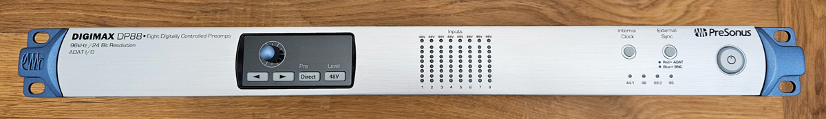PreSonus DigiMax DP88 – Préampli micro 8 canaux + convertisseur ADAT - Excellent état