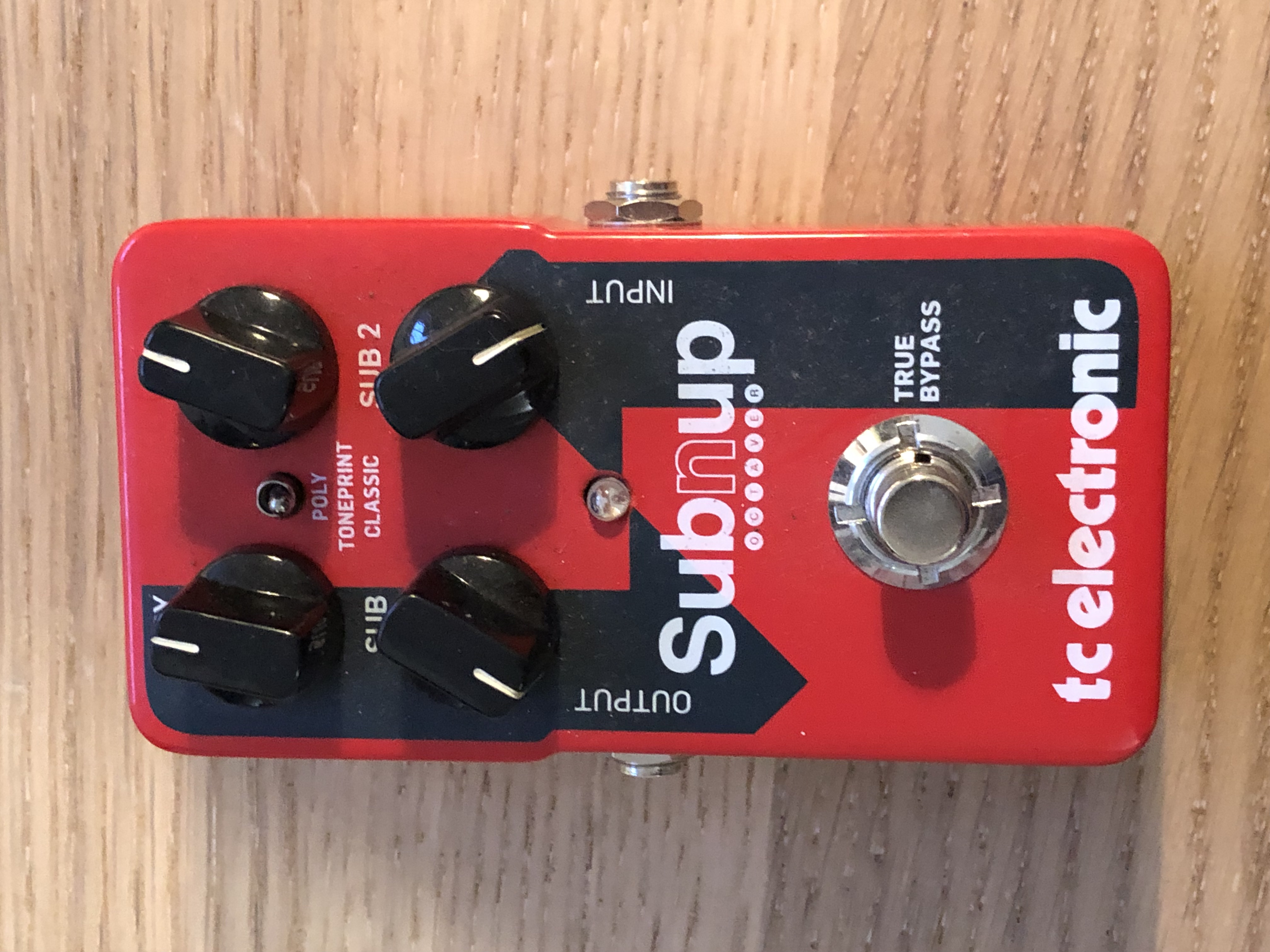 vends pedale sub'n'up tc electronic