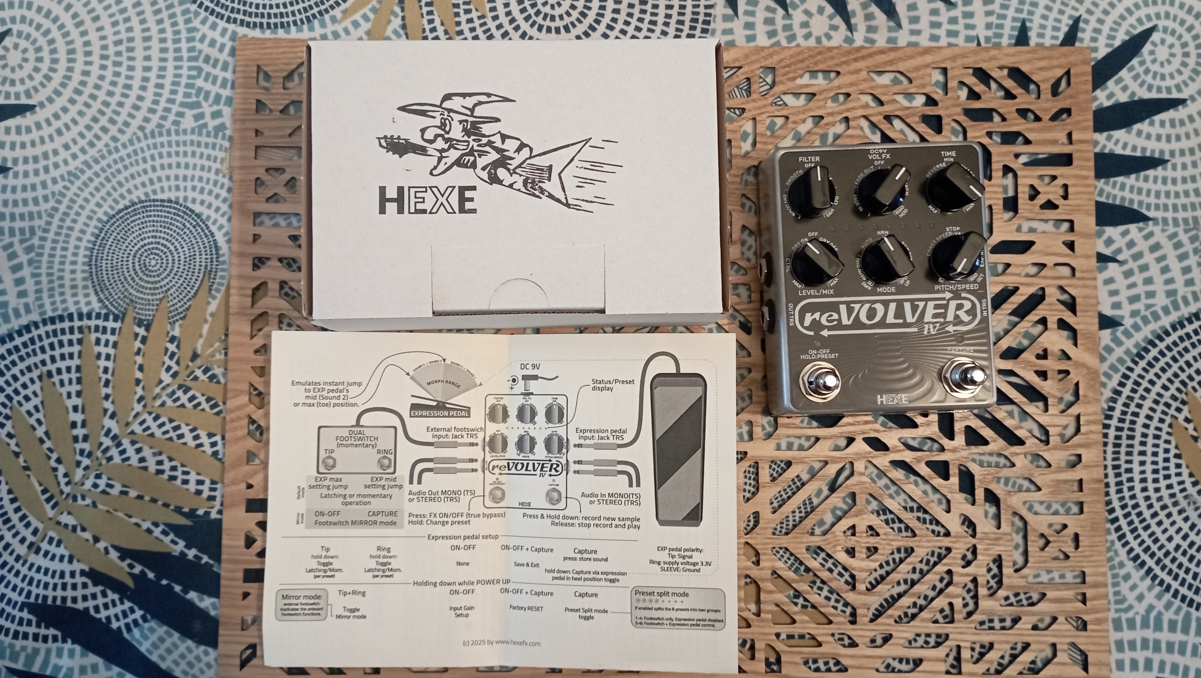 Vends Micro Looper HexeFX reVOLVER IV excellent état