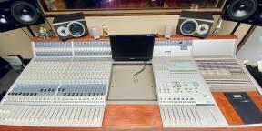 Table d'enregistrement Professionnelle Audient ASP8024 Analogique / Numérique 24 pistes, 8 bus, Compresseur Stéréo + Notice