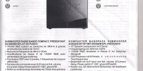 Caisson de Basse FBT état neuf