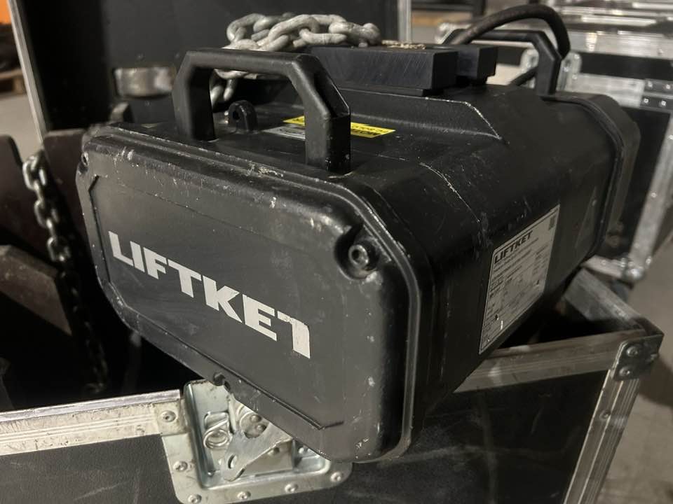 Moteur de levage LIFTKET / CHAINMASTER - Palan électrique 1T 24m D8- 4 dispo - TBE