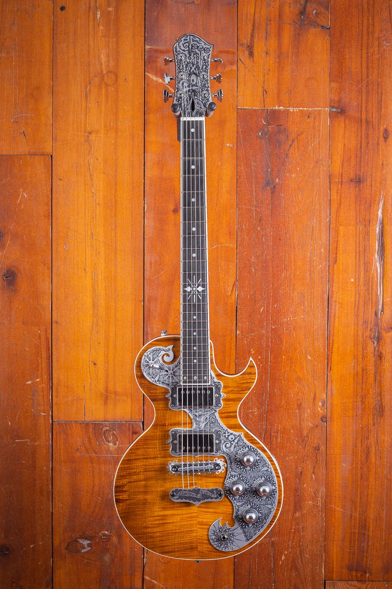 max guitar art-17553 teye fox flamed maple top-2