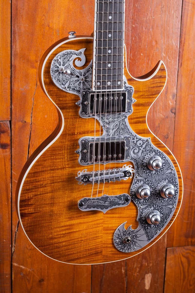 max guitar art-17553 teye fox flamed maple top-3