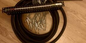 Vends boîtier studio xlr/jack 16in/4 out+Patch studio
