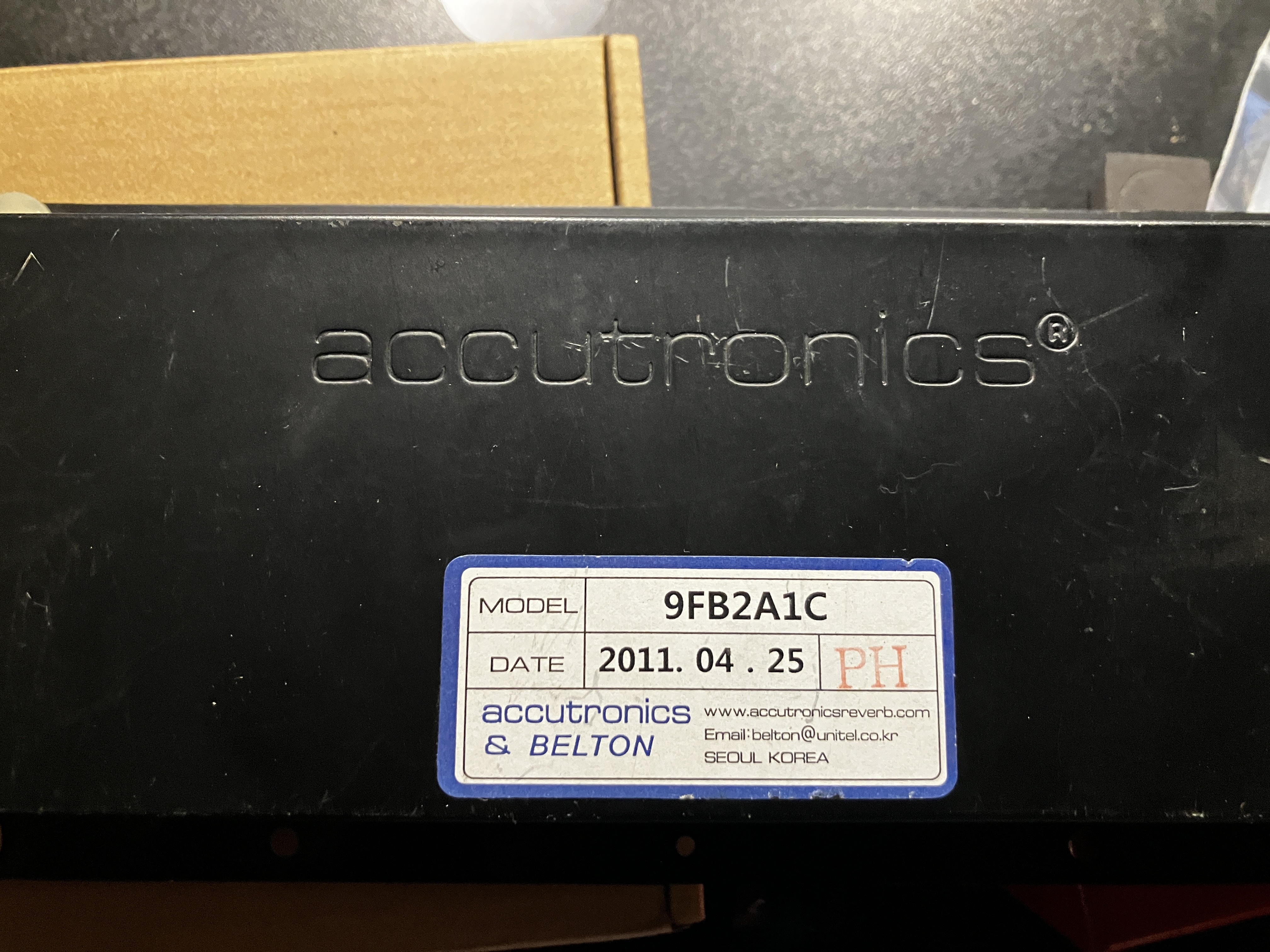 Réverb Tank Accutronics/Belton