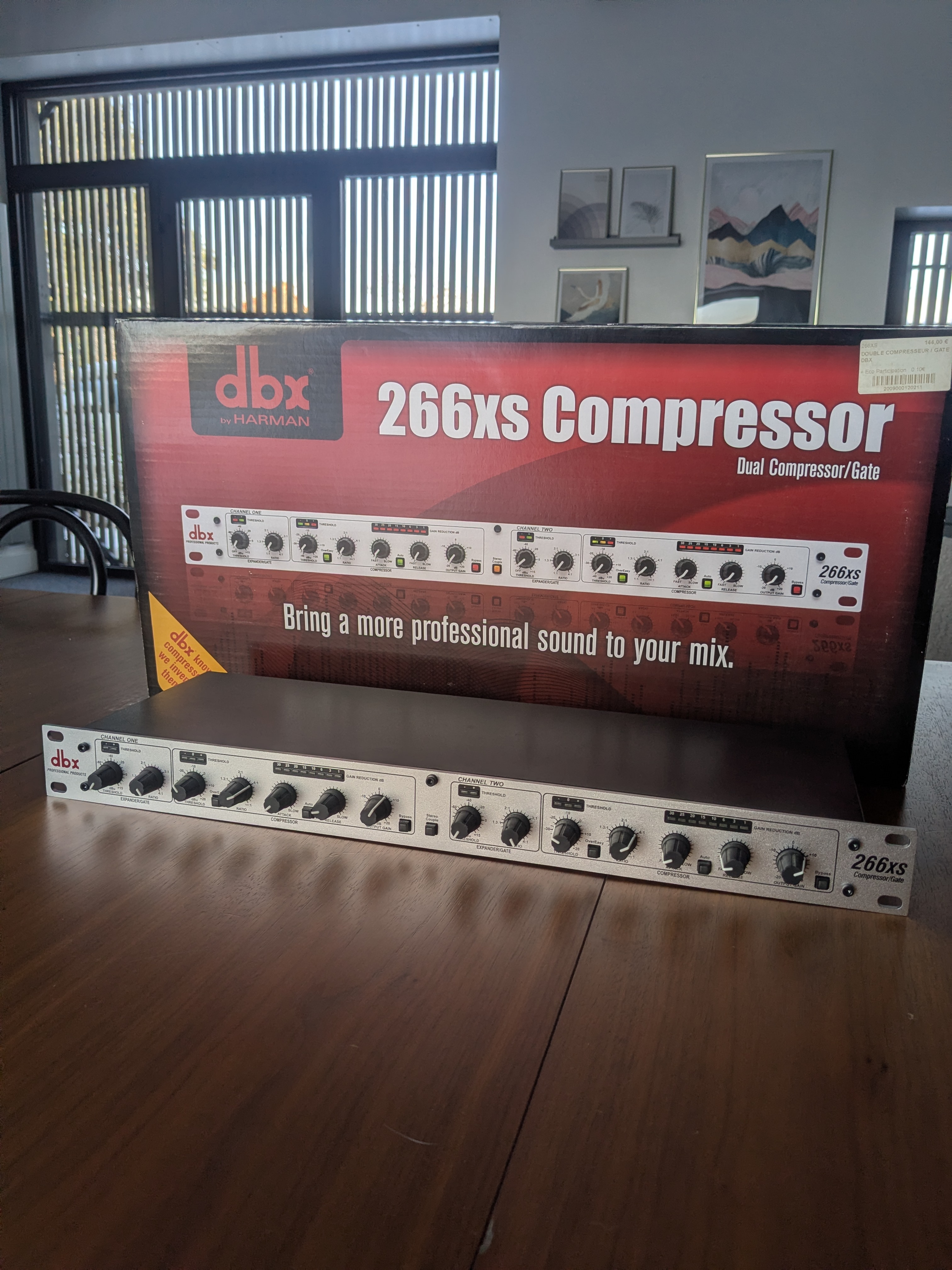 Compresseur en rack DBX 266XS