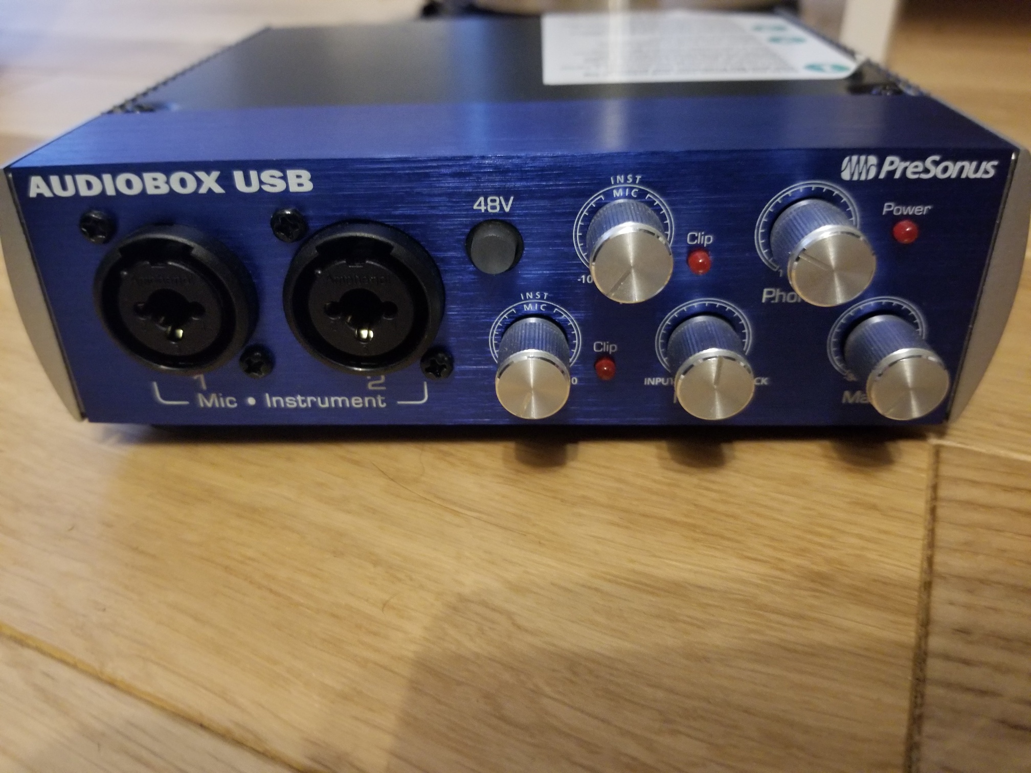 Vends Audiobox USB Presonus 