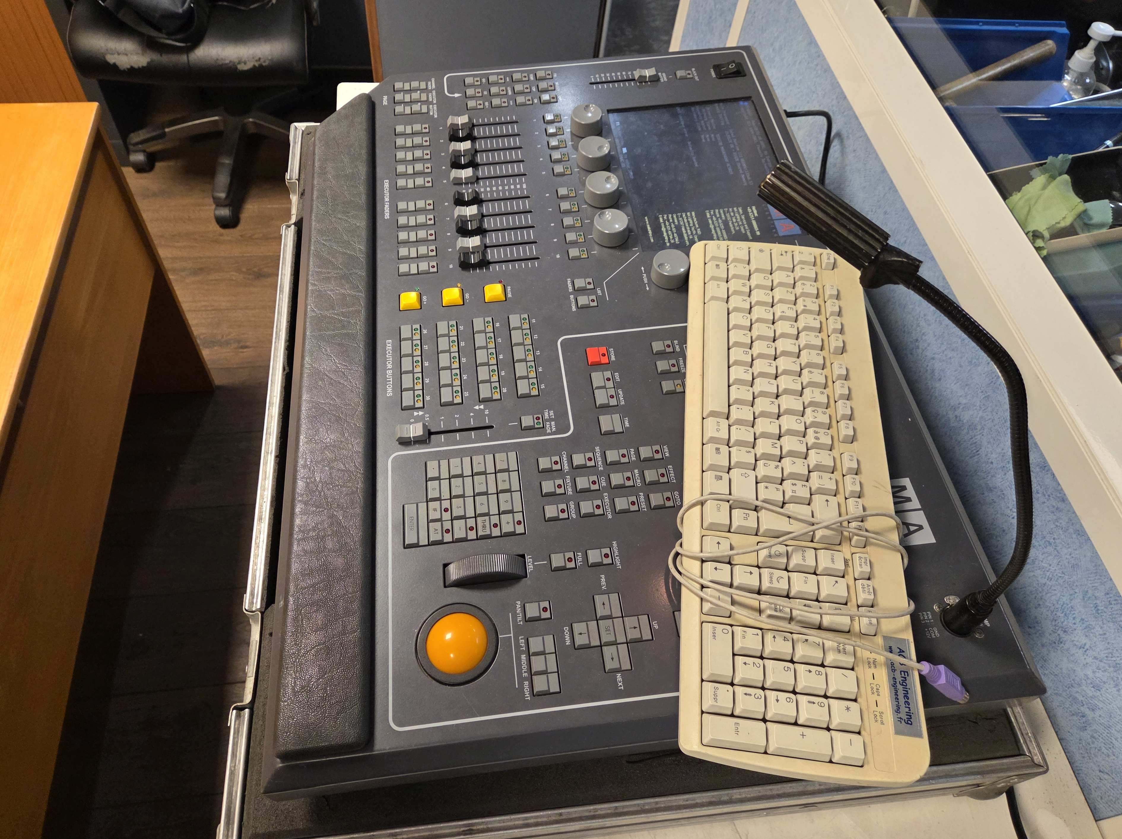 Grandma1 Light dans son flightcase