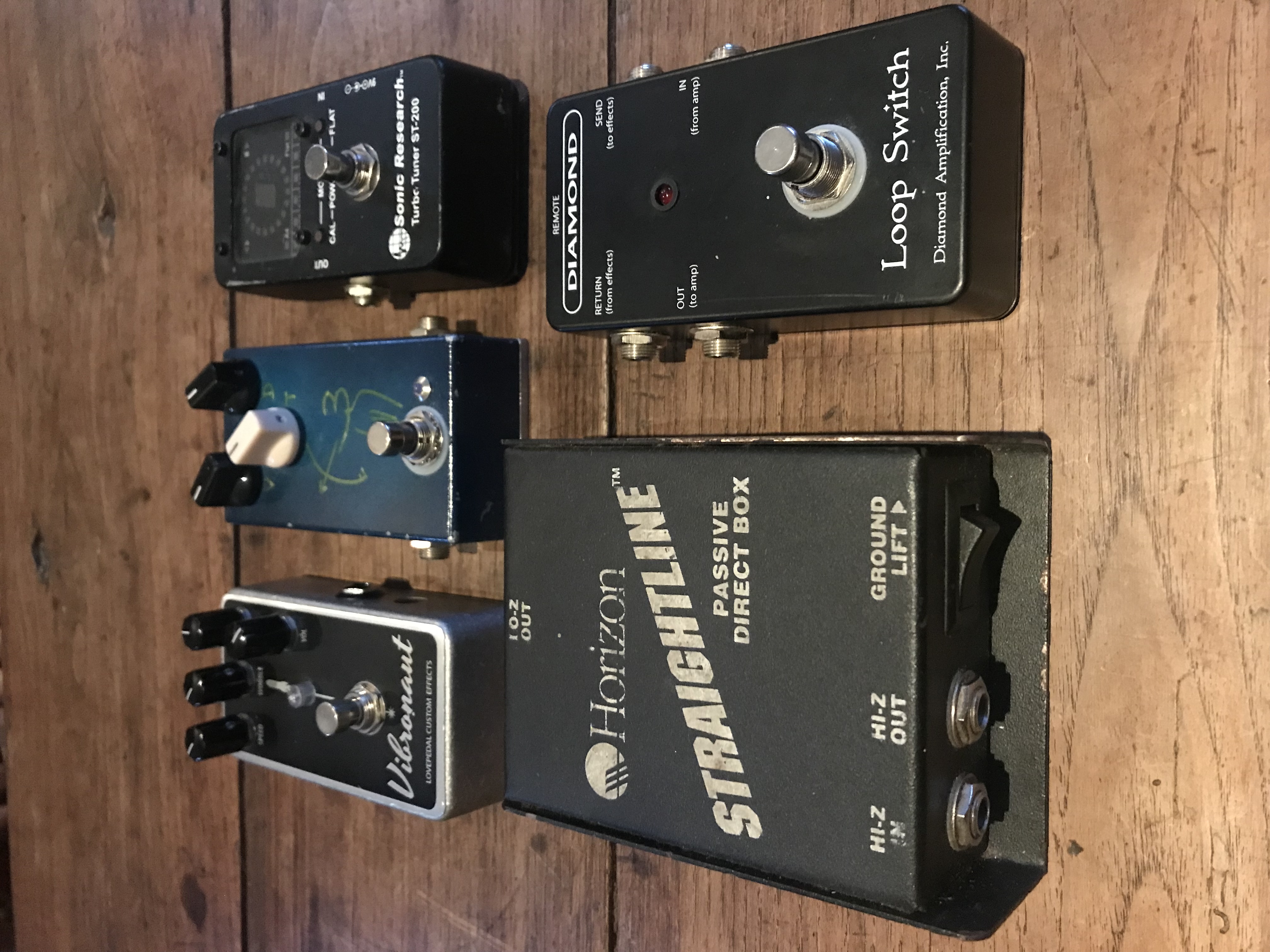 A vendre Horizon Straightline Passive Direct Box et autres pédales ou accessoires (voir liste avec prix et photo)