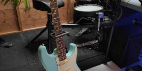 Fender Stratocaster '65 Reissue CIJ (S-Series 2006/08) - Teal Blue & Binding café crème