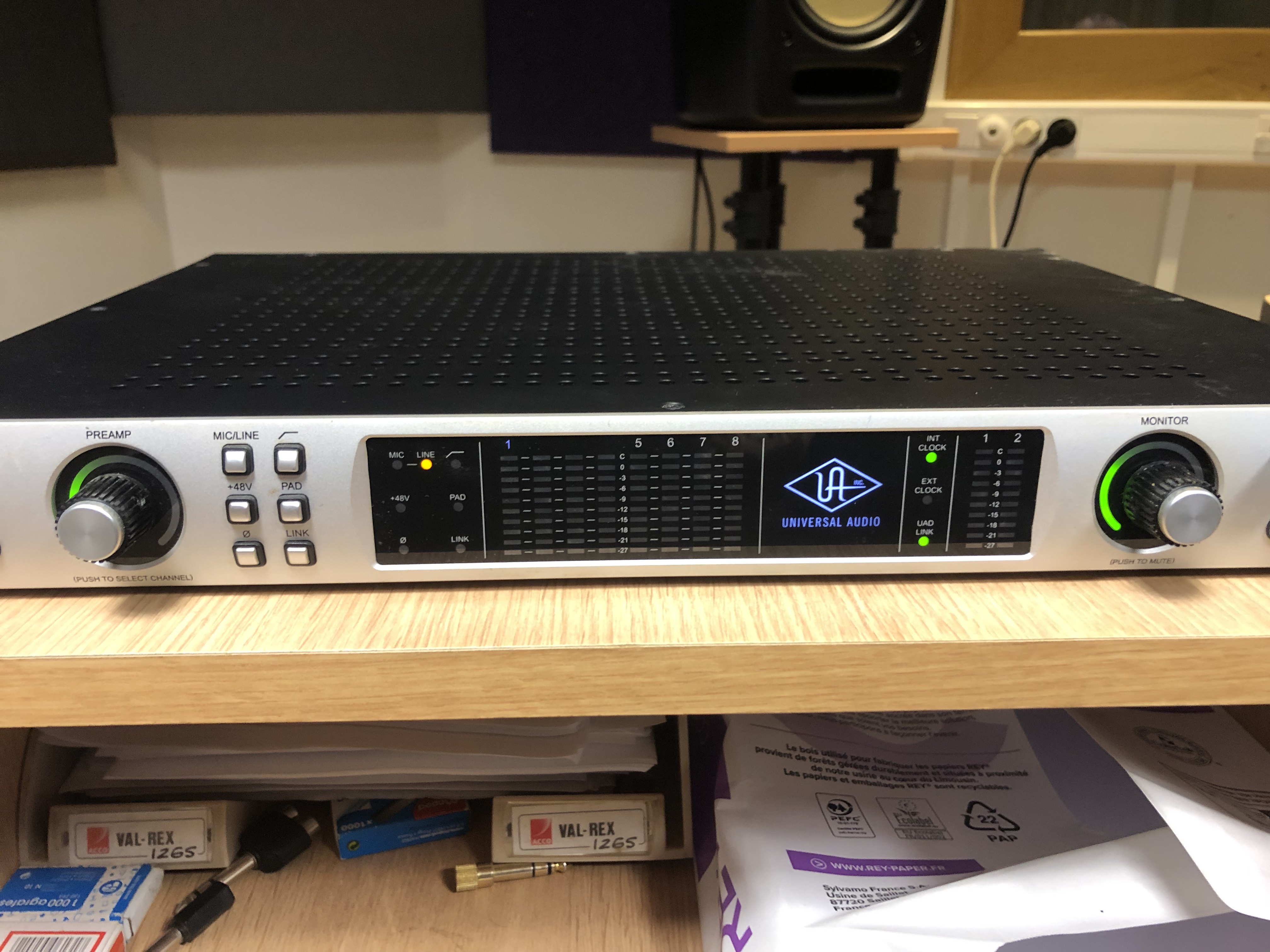 apollo firewire + adaptateur thunderbolt firewire