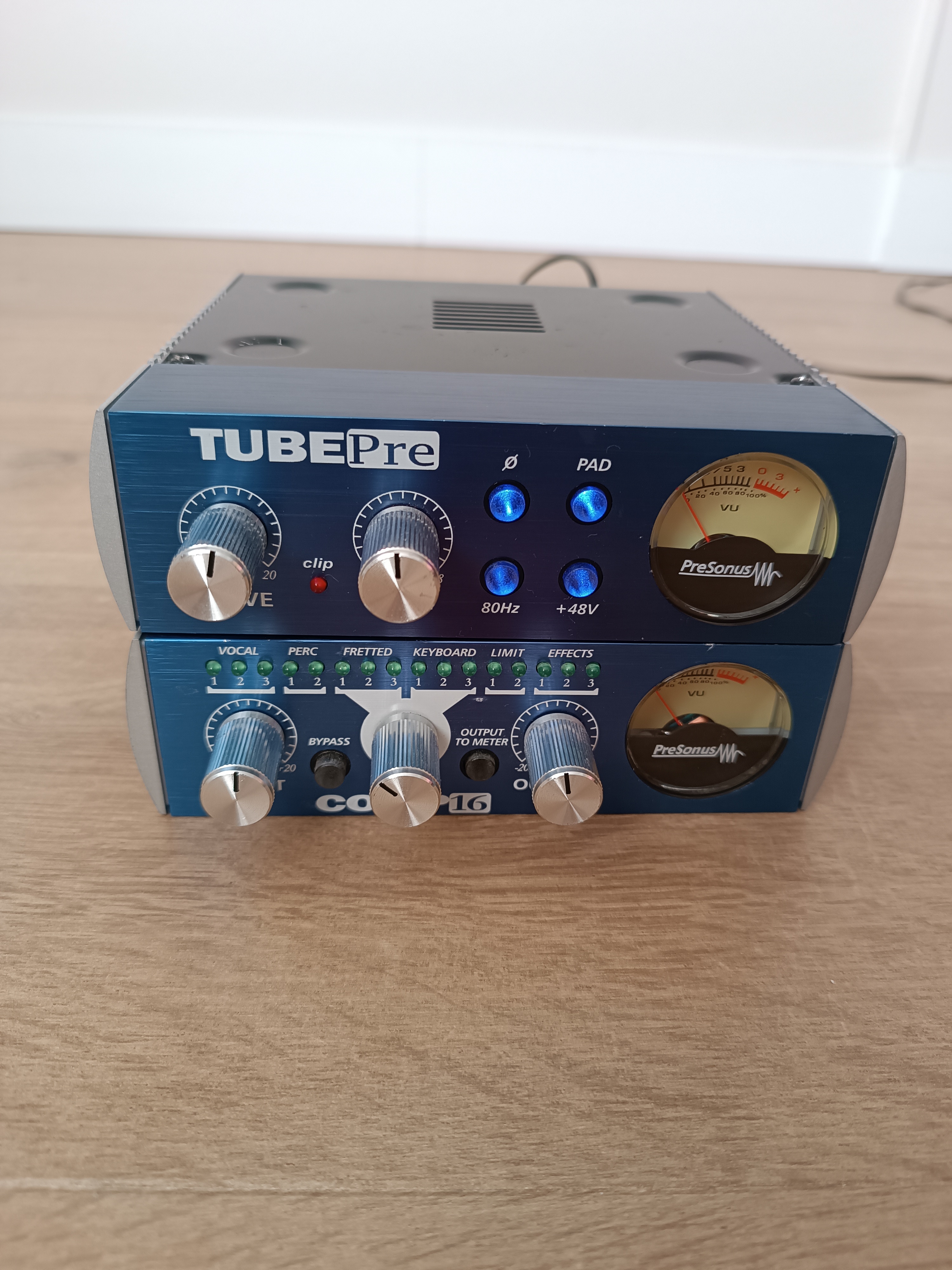 Presonus TUBEPRE V1 et COMP16 