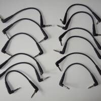 Vends lot de 12 câbles jack-jack patch 15 cm Oxygen Free Planet Waves / Daddario PW-CGTP-305 pour pedalboard