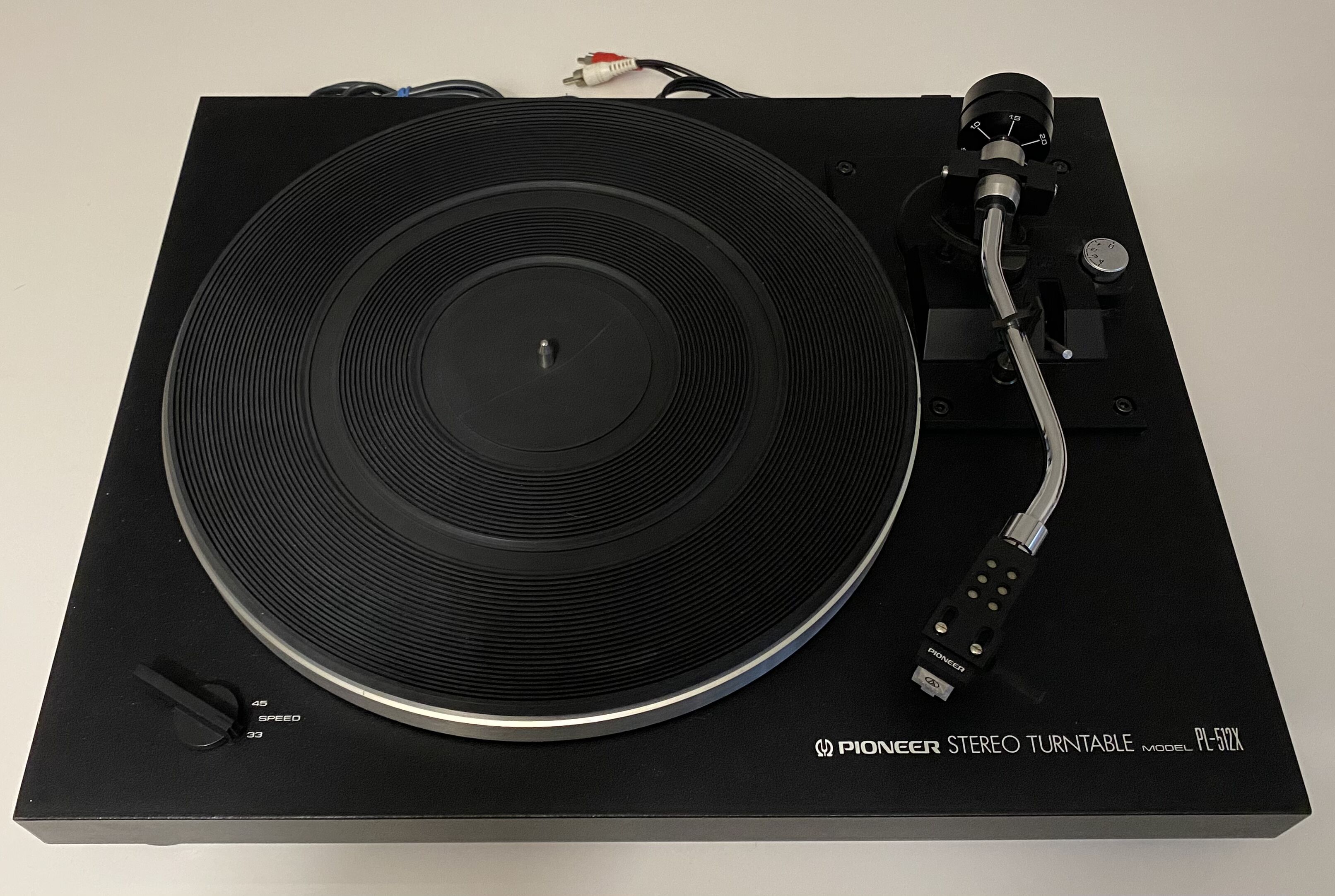 Platine disque vinyle PIONEER PL-512X + cellule et diamant (neuf) AUDIO-TECHNICA AT3600L