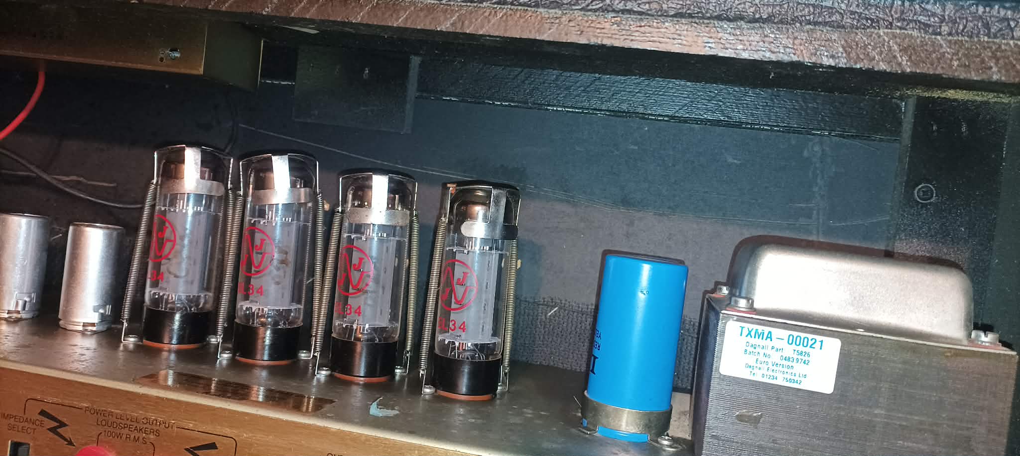 Tête d'ampli Marshall JCM900 (Modèle 4100) - 100W - Retubée à neuf (JJ)