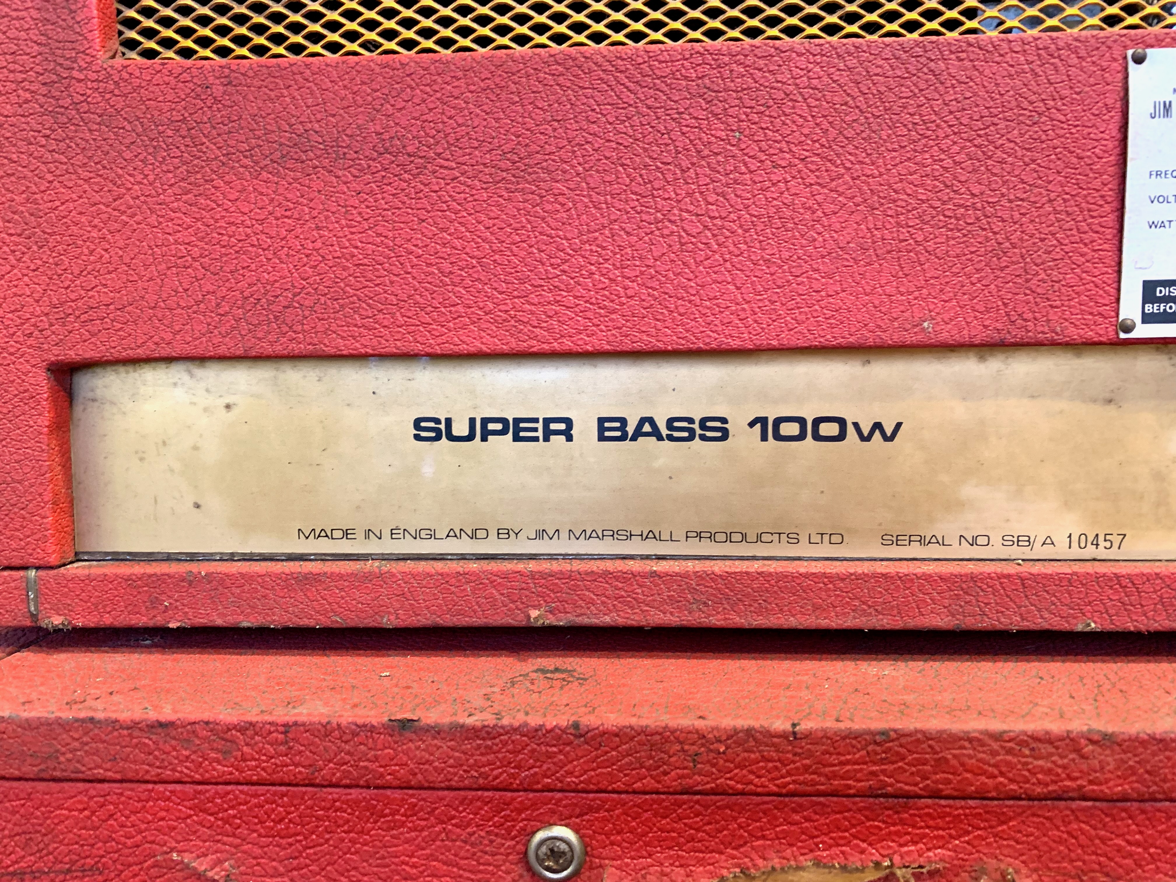Marshall 1992 JMP Super Bass [1967-1981] (87947)