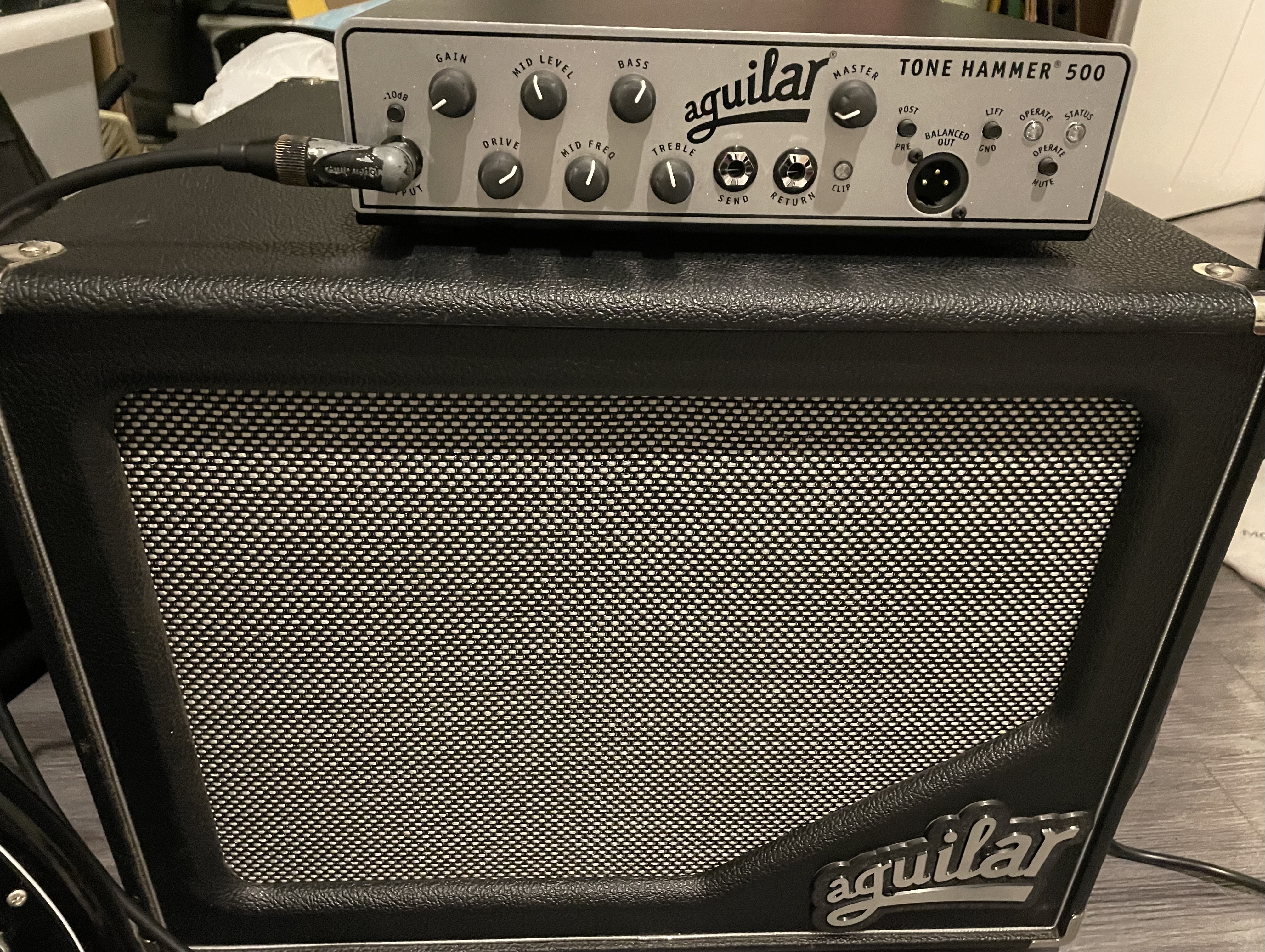 Aguilar th500 et baffle SL112