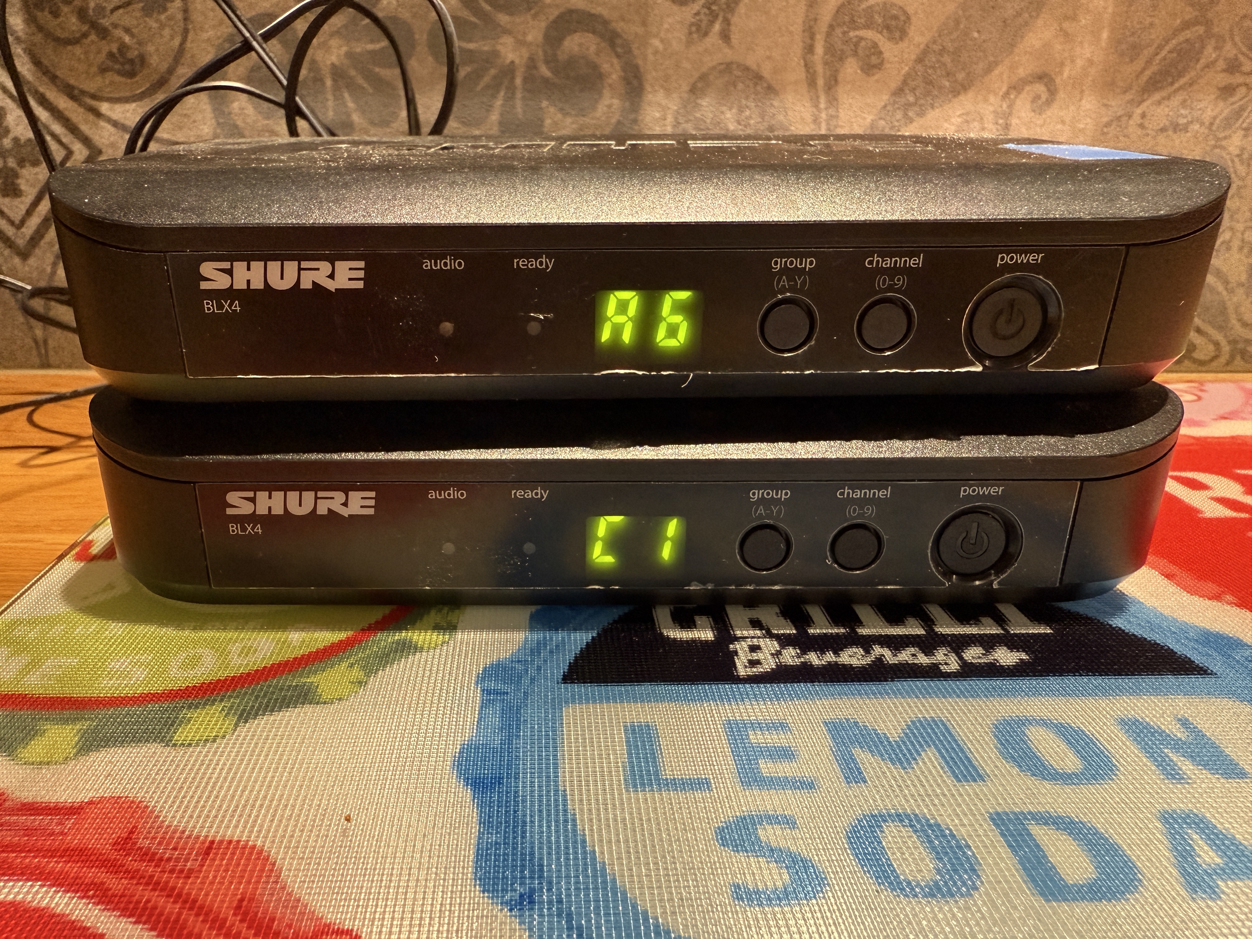 2 Micros HF Shure SM58 BLX4