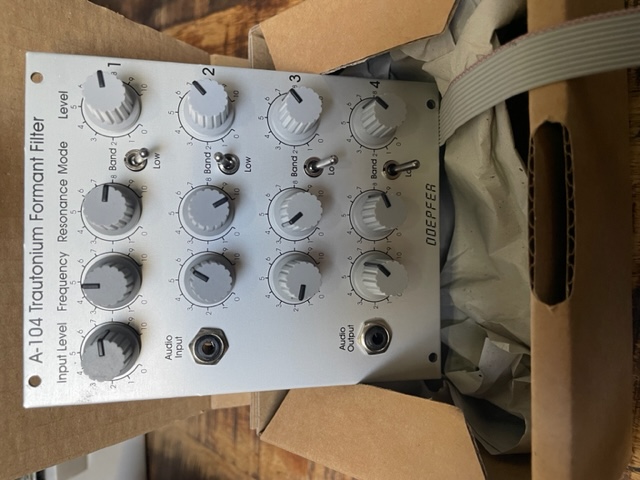 Vends filtre Trautonium