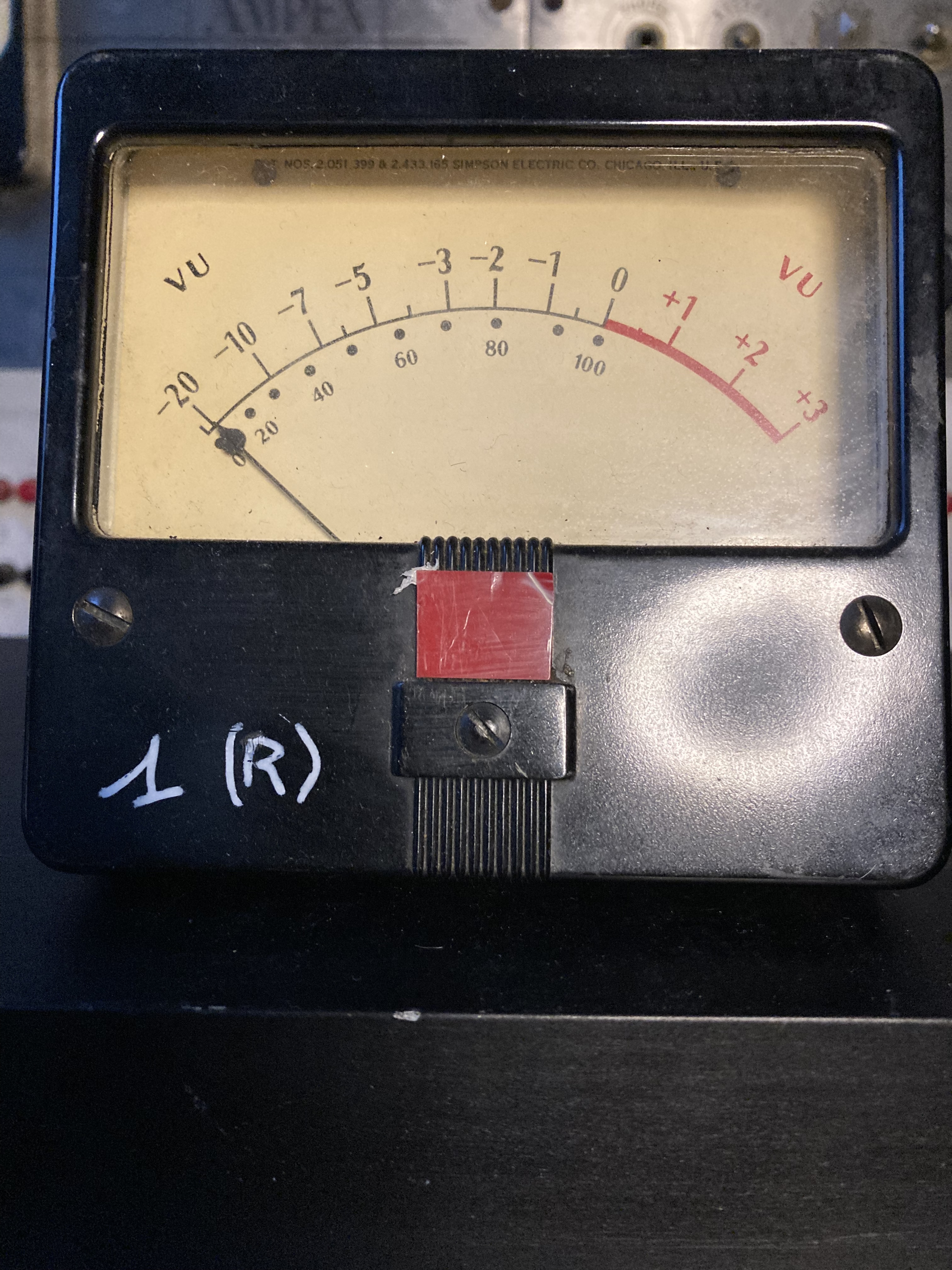 VU METRE AMPEX VINTAGE