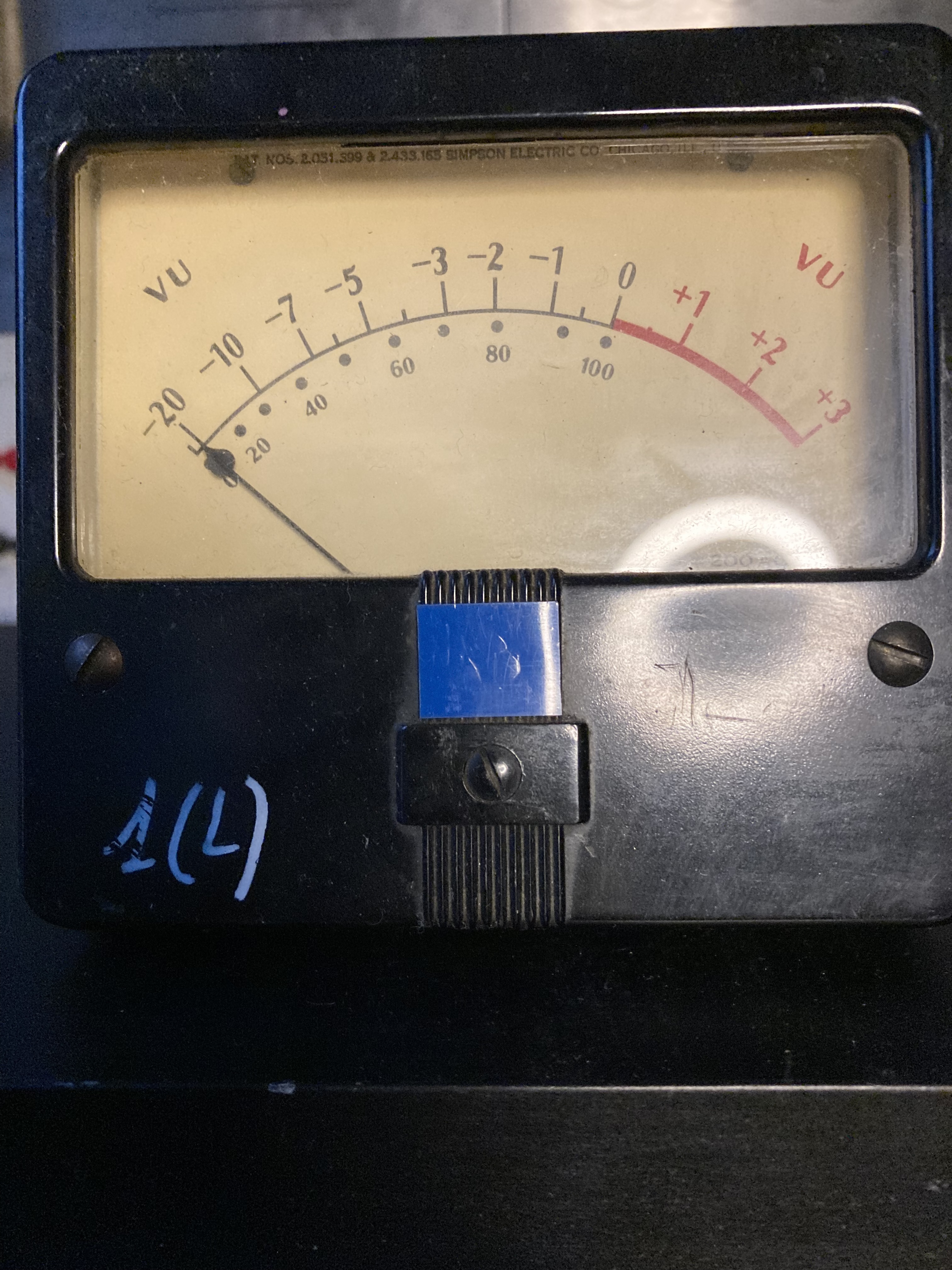 VU METRE AMPEX VINTAGE