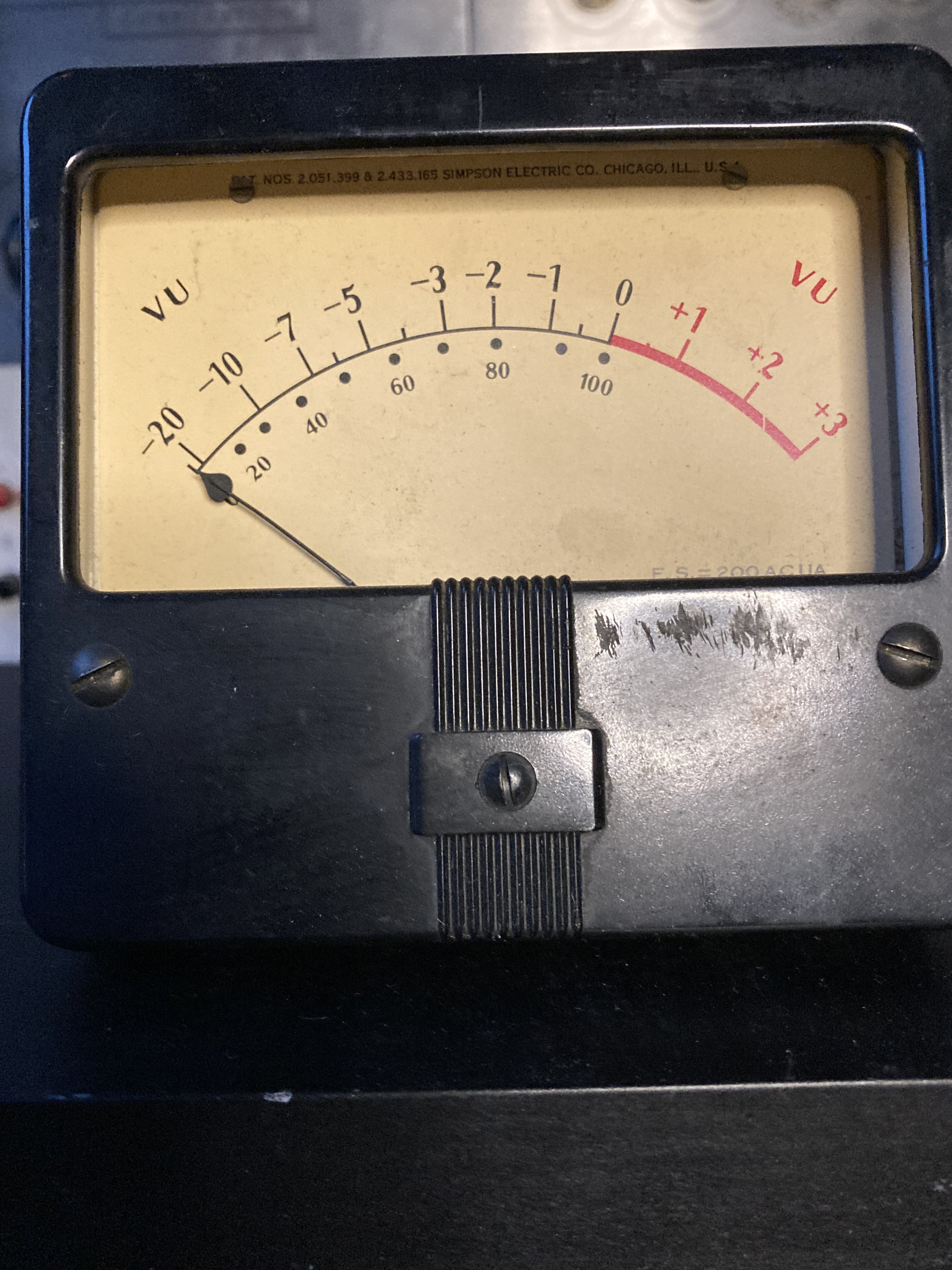VU METRE AMPEX VINTAGE
