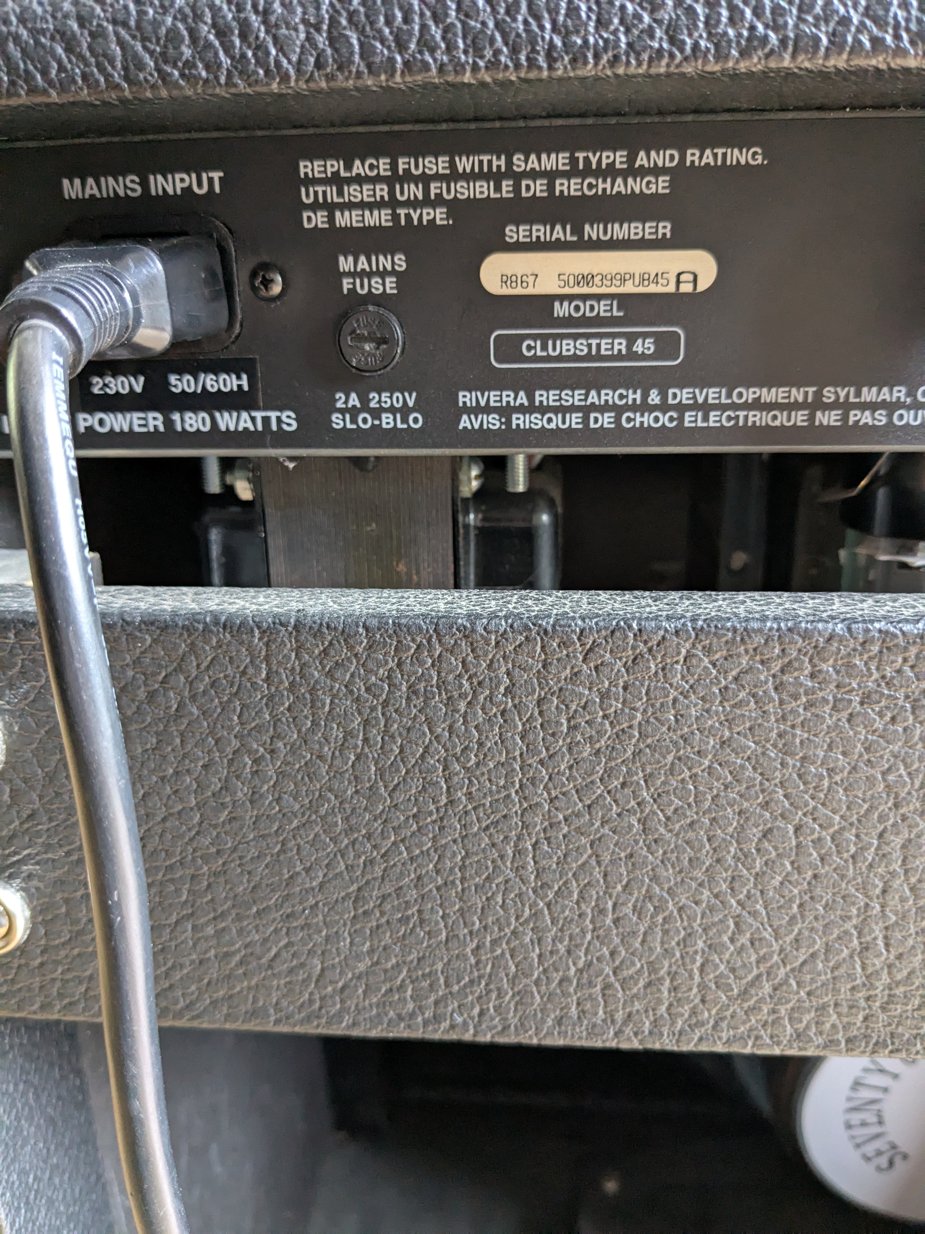 Rivera Ampli à lampes Pubster 45 + Footswitch FS-20 (62303)