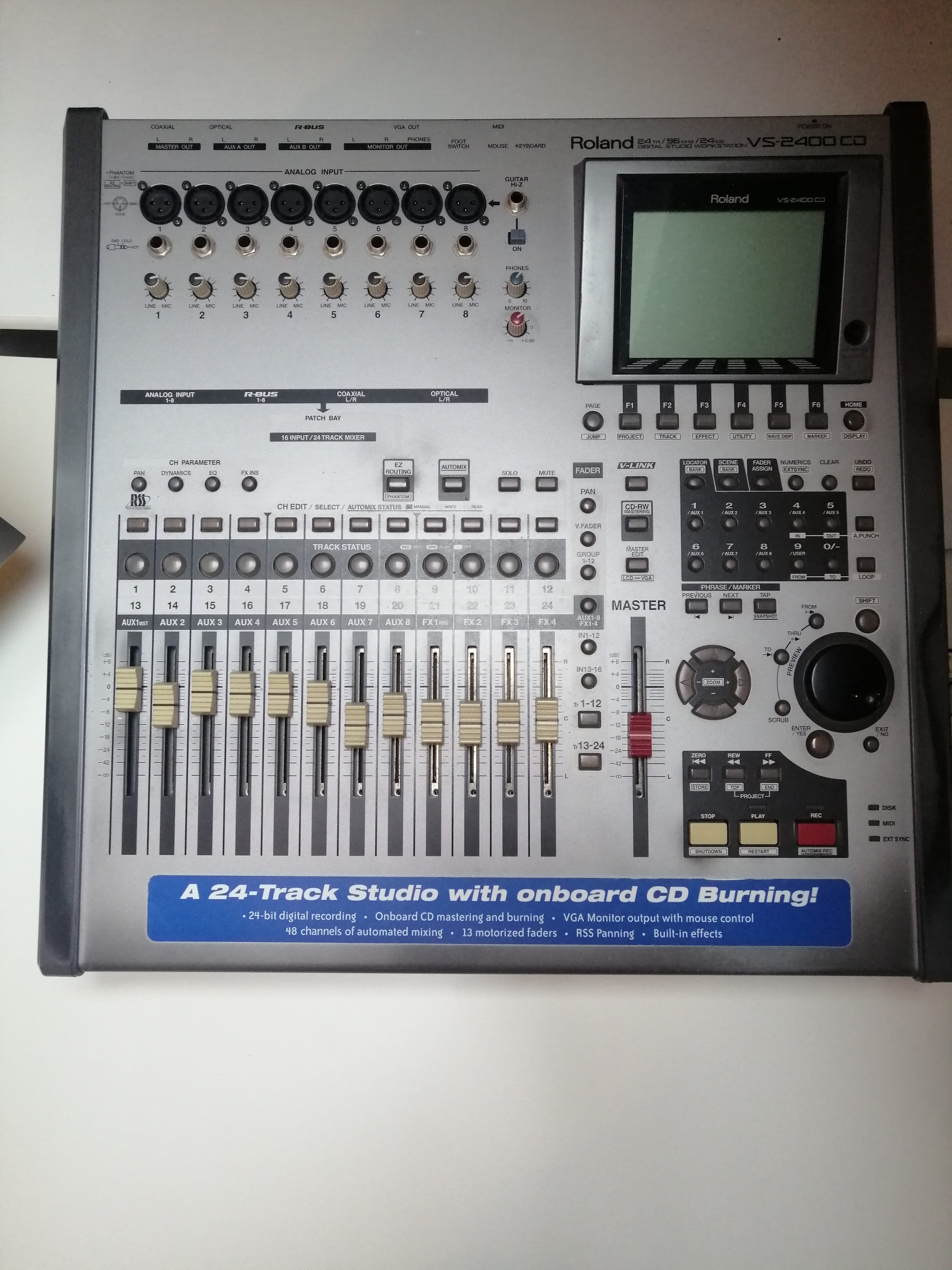 Vends homo Studio ROLAND VS 2400 CD 