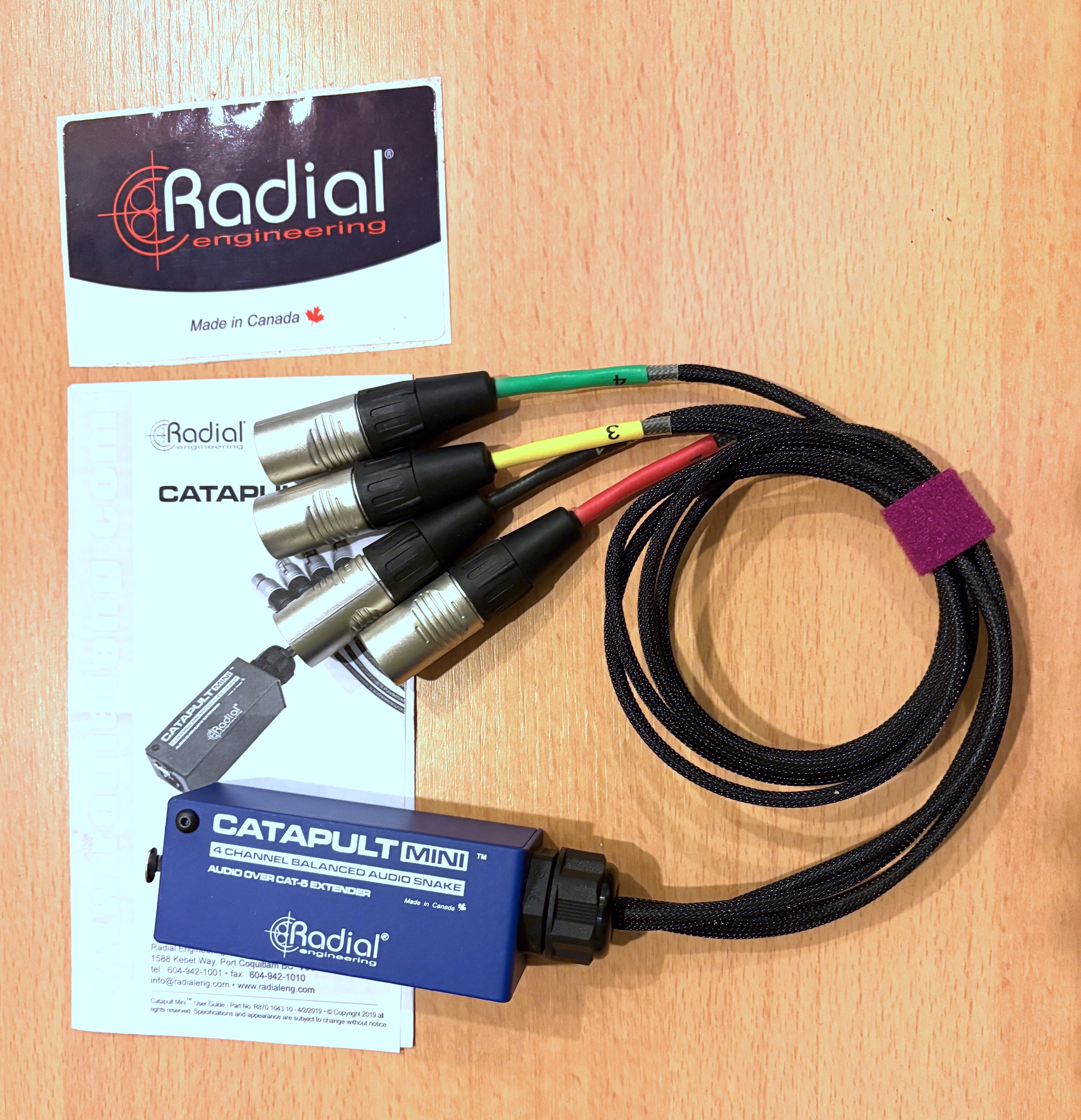 vds RADIAL mini-catapult (version XLR M)