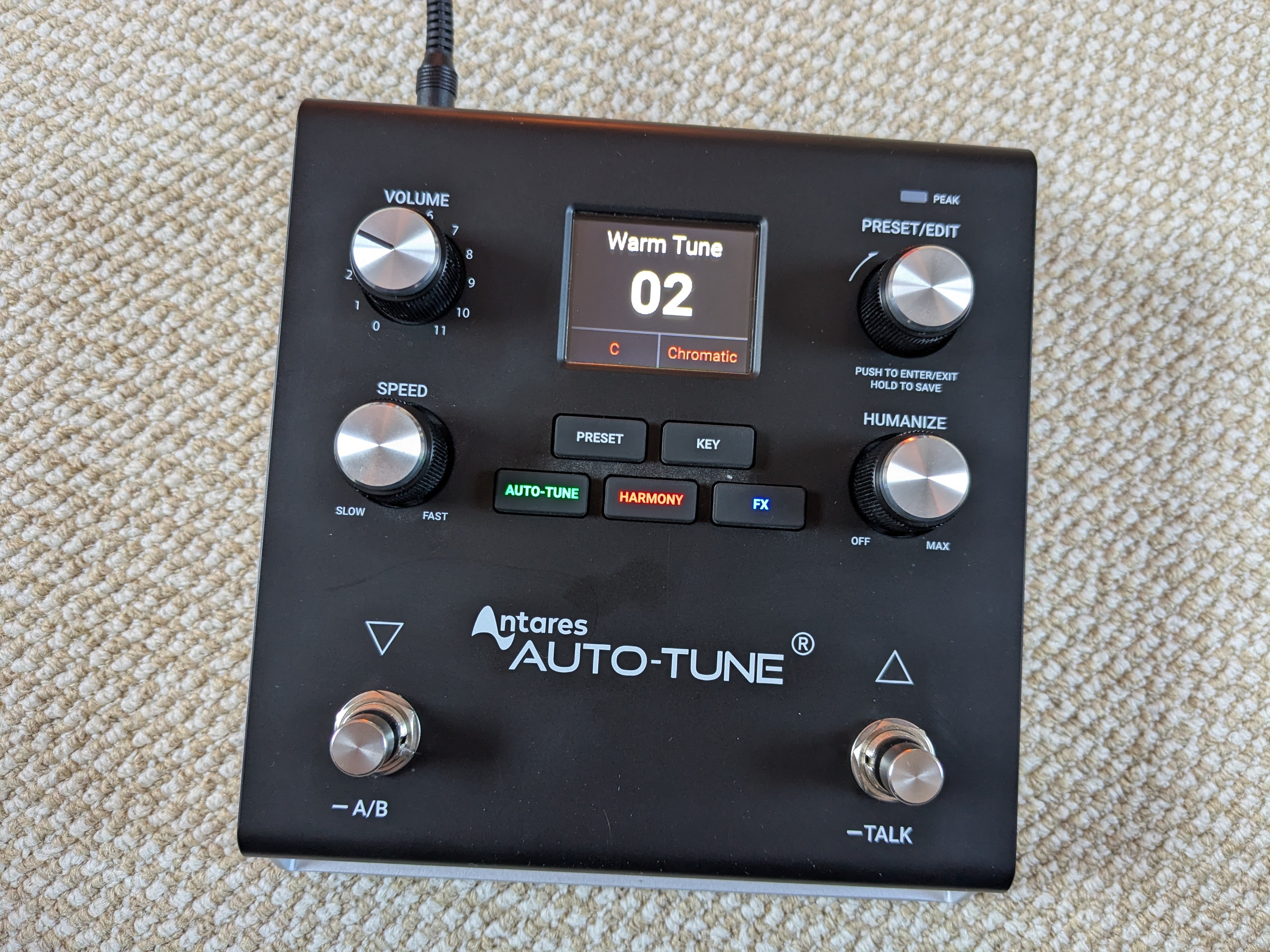 Headrush VX5 vocal processor avec auto-tune