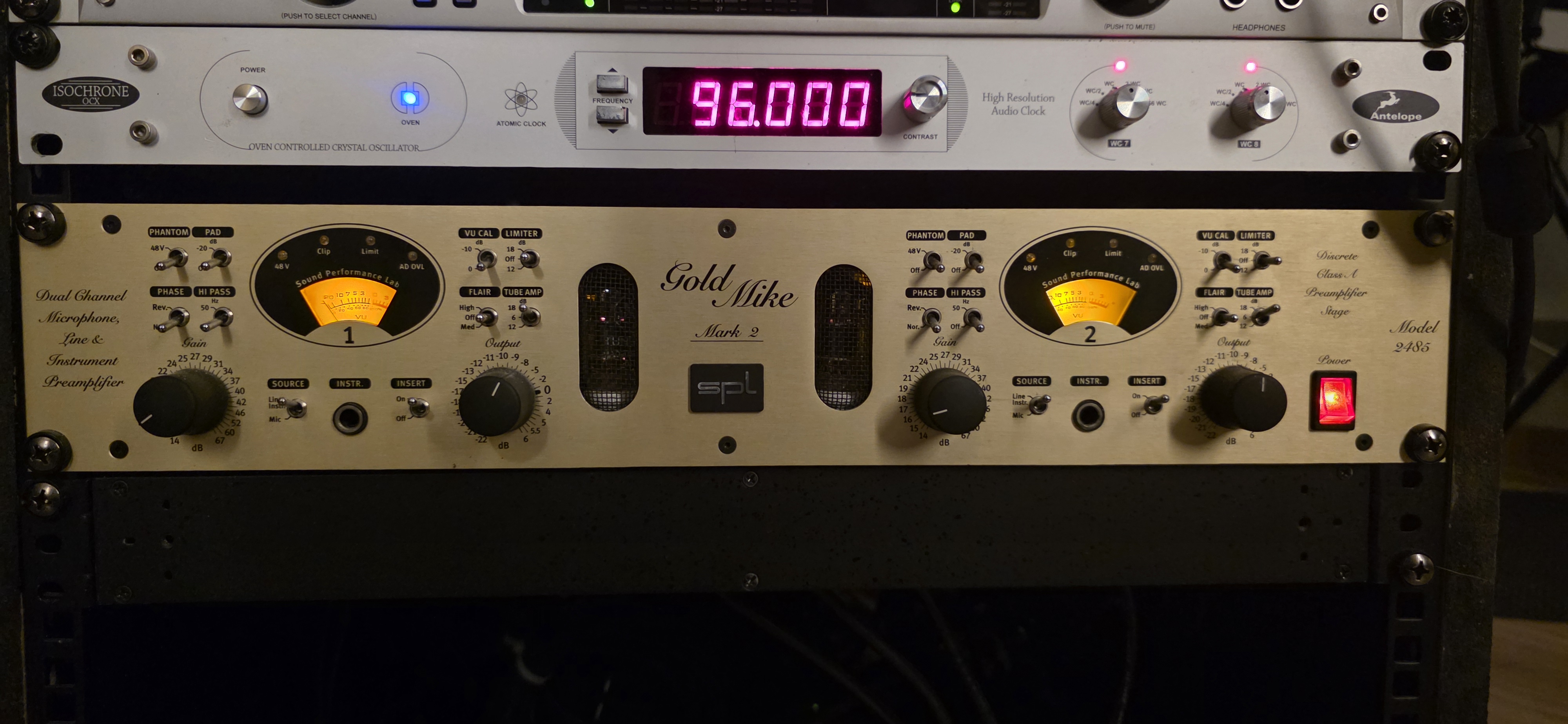 vend SPL goldmike et bus comp warm audio en INSERT