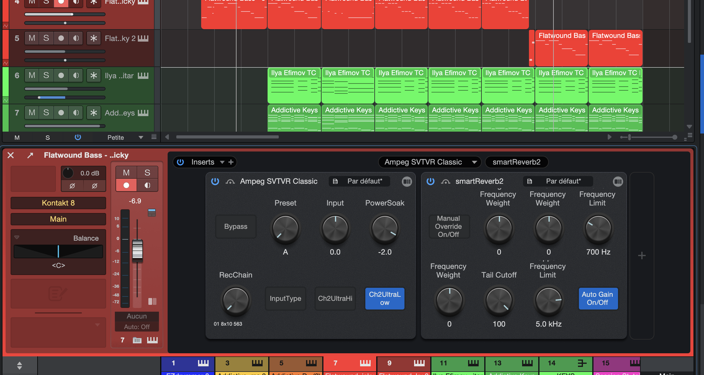 Fender Studio Pro 8: chanel