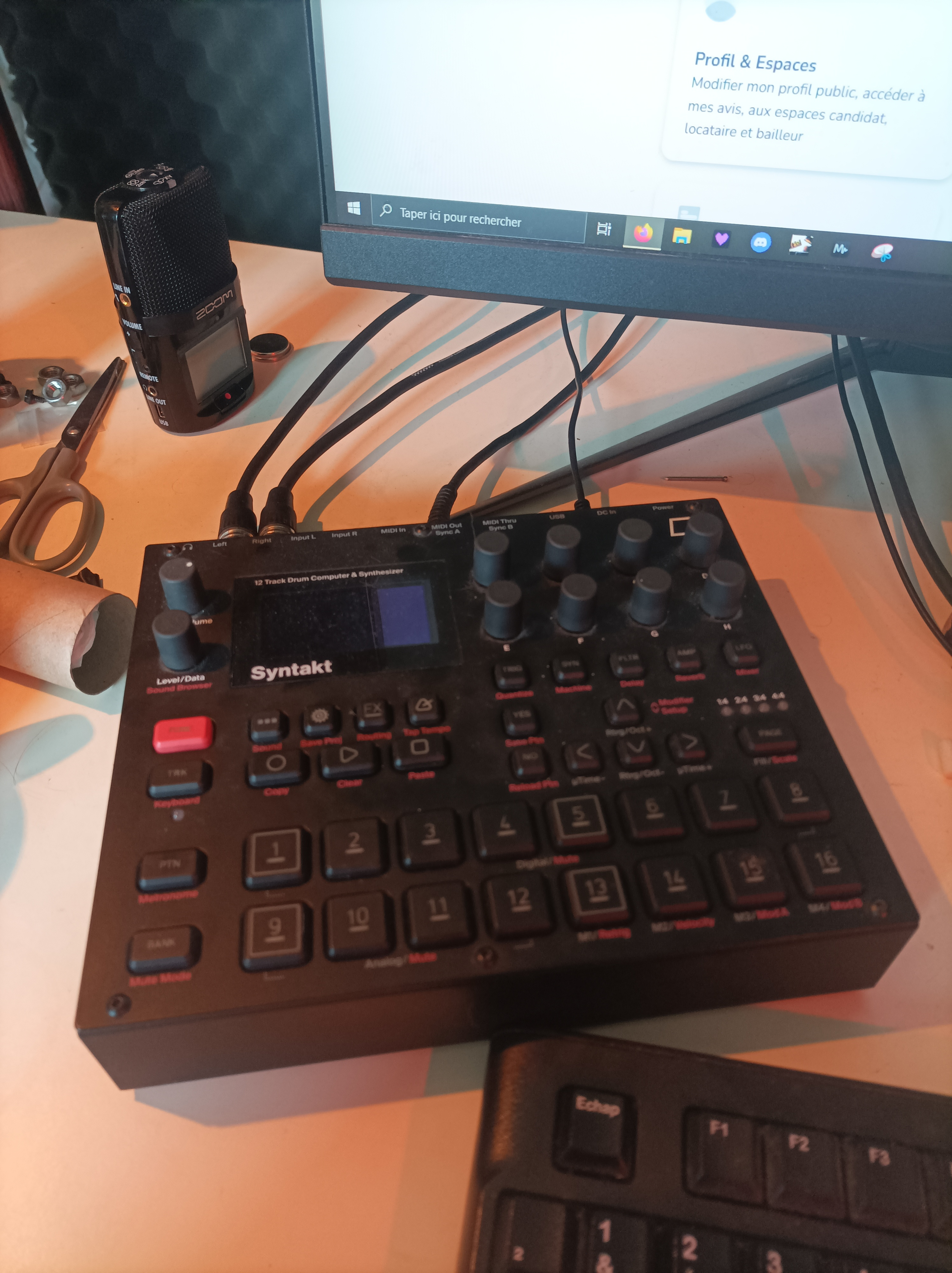 Syntakt - Elektron groovebox et Synth - comme neuf