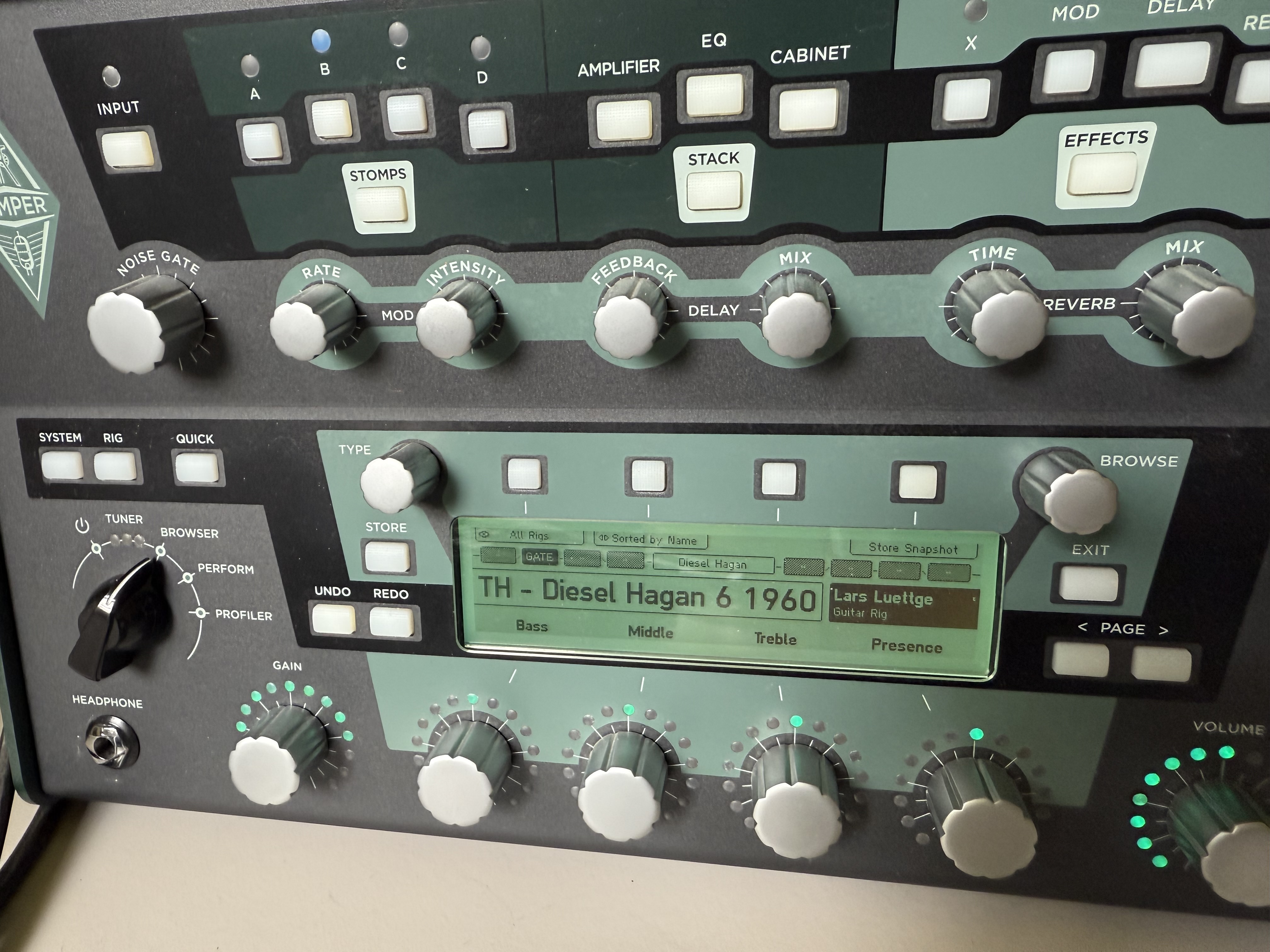 VDS/ECH Kemper Profiler avec case alu