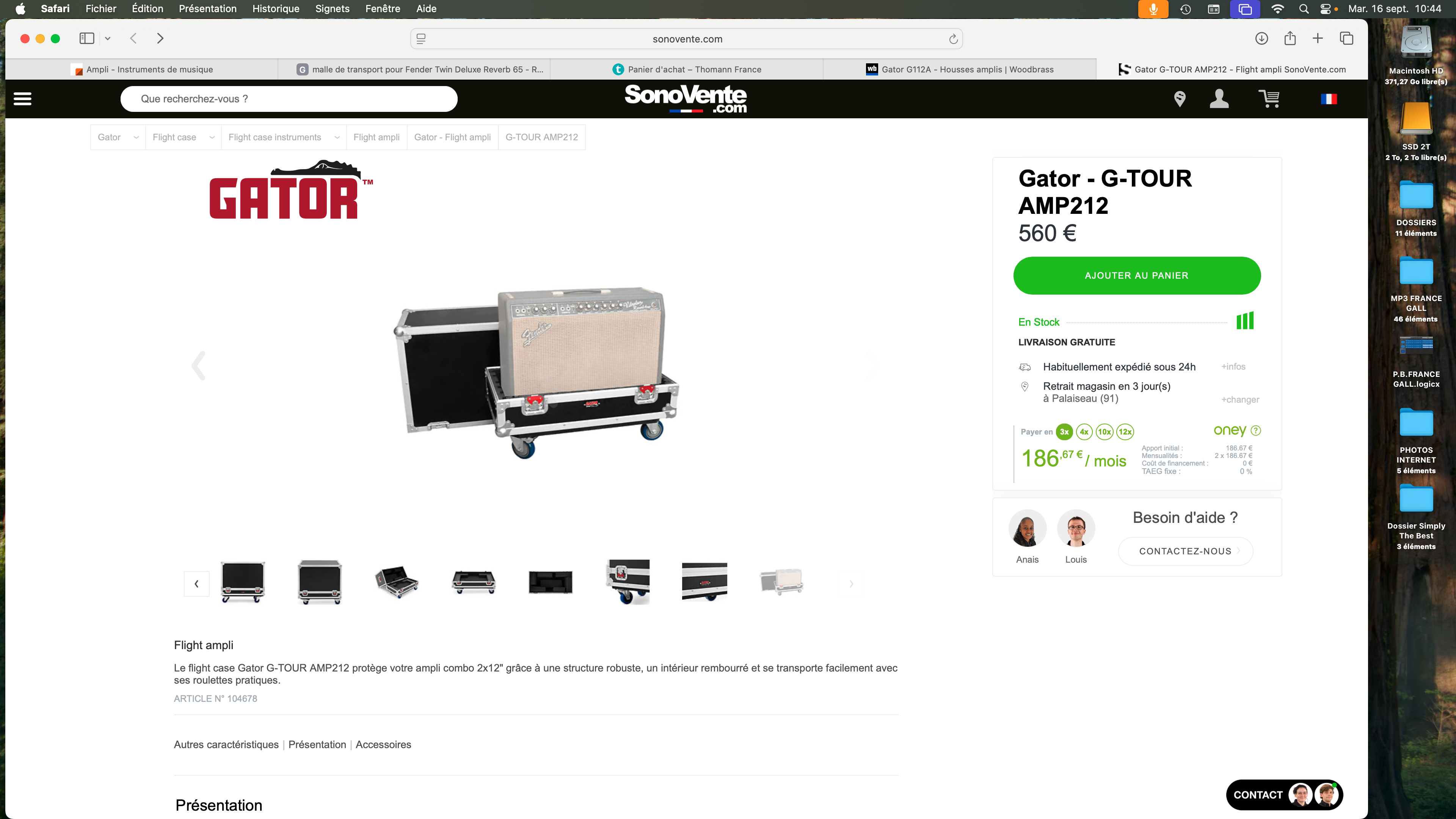 Gator Cases G-TOUR Amp Head Case (6557)