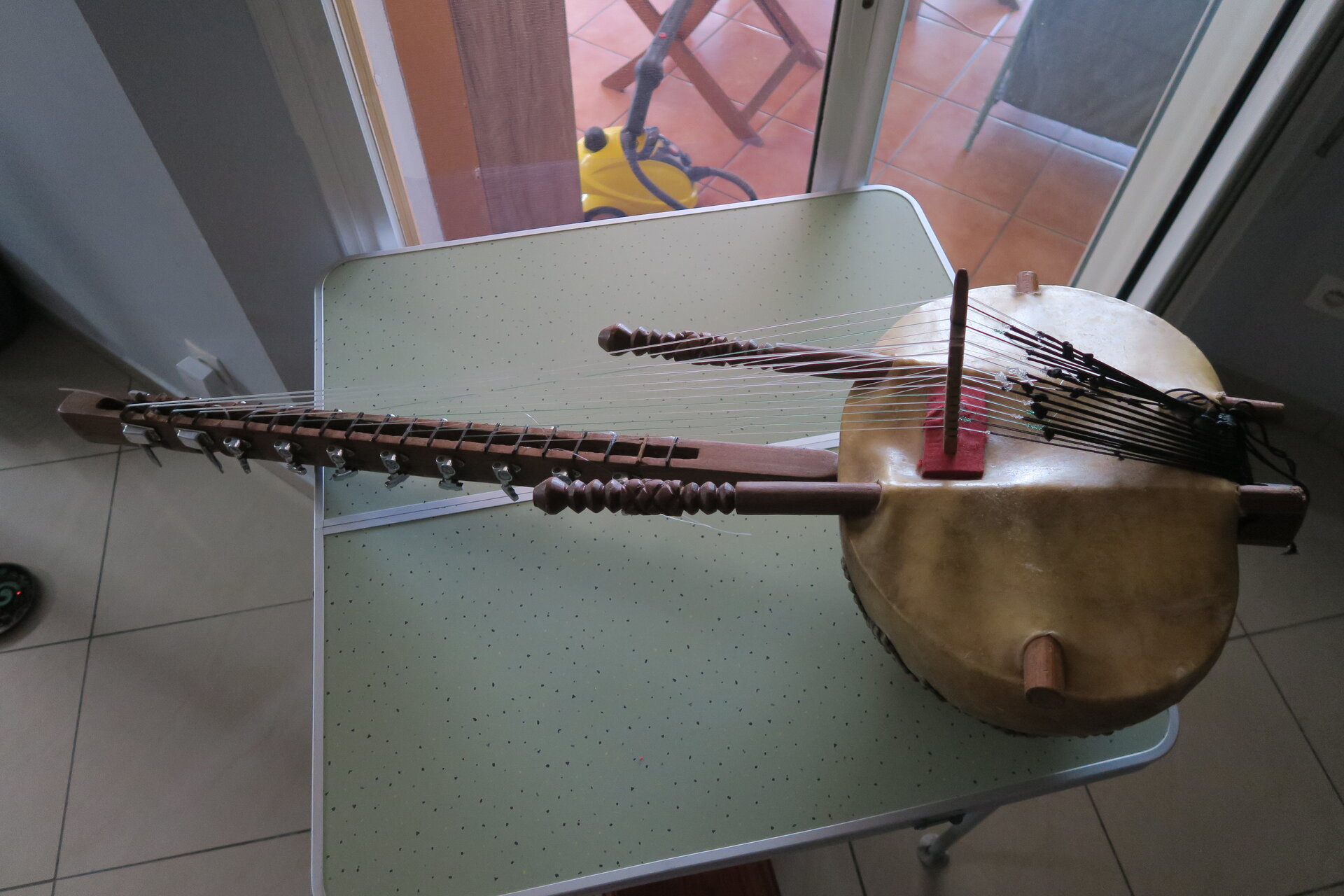Kora Professionnelle 21 Cordes avec Clés Mécaniques - Harpe Africaine
