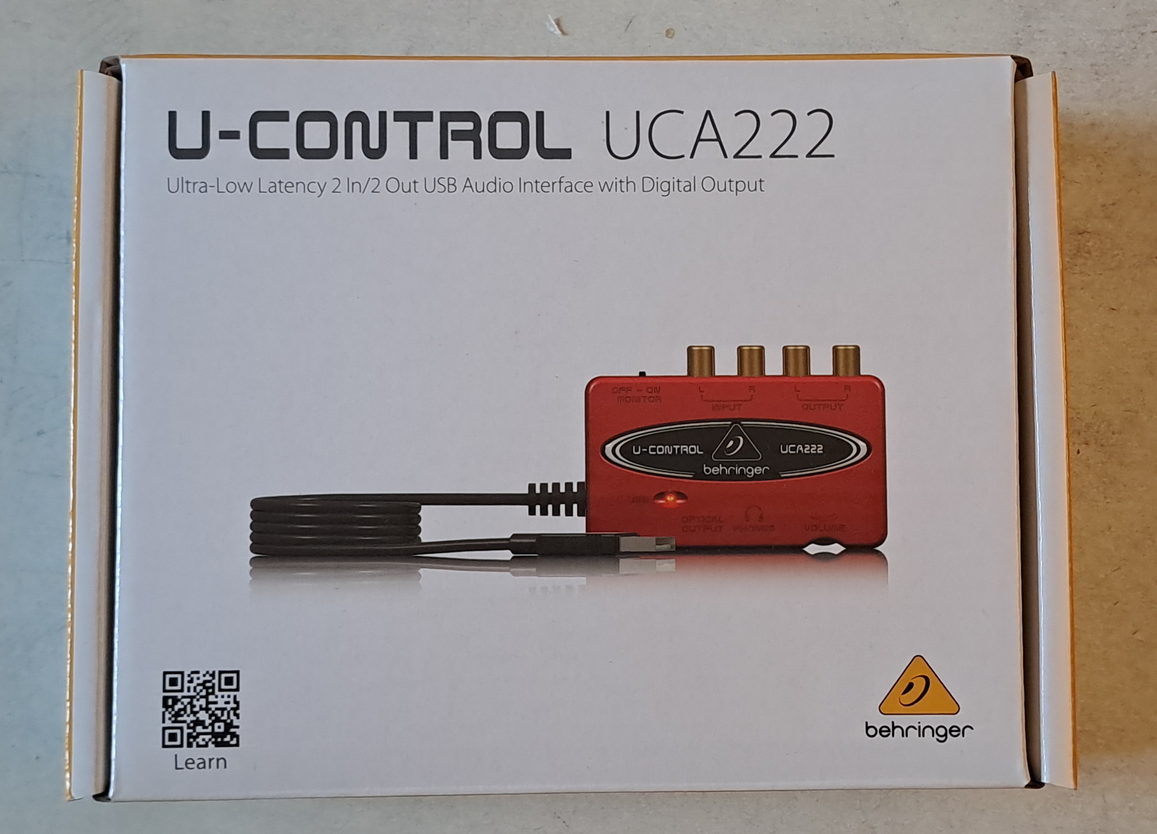 Vends carte son Behringer UCA222