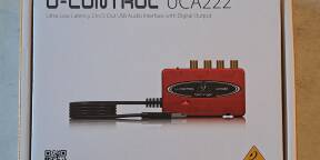 Vends carte son Behringer UCA222