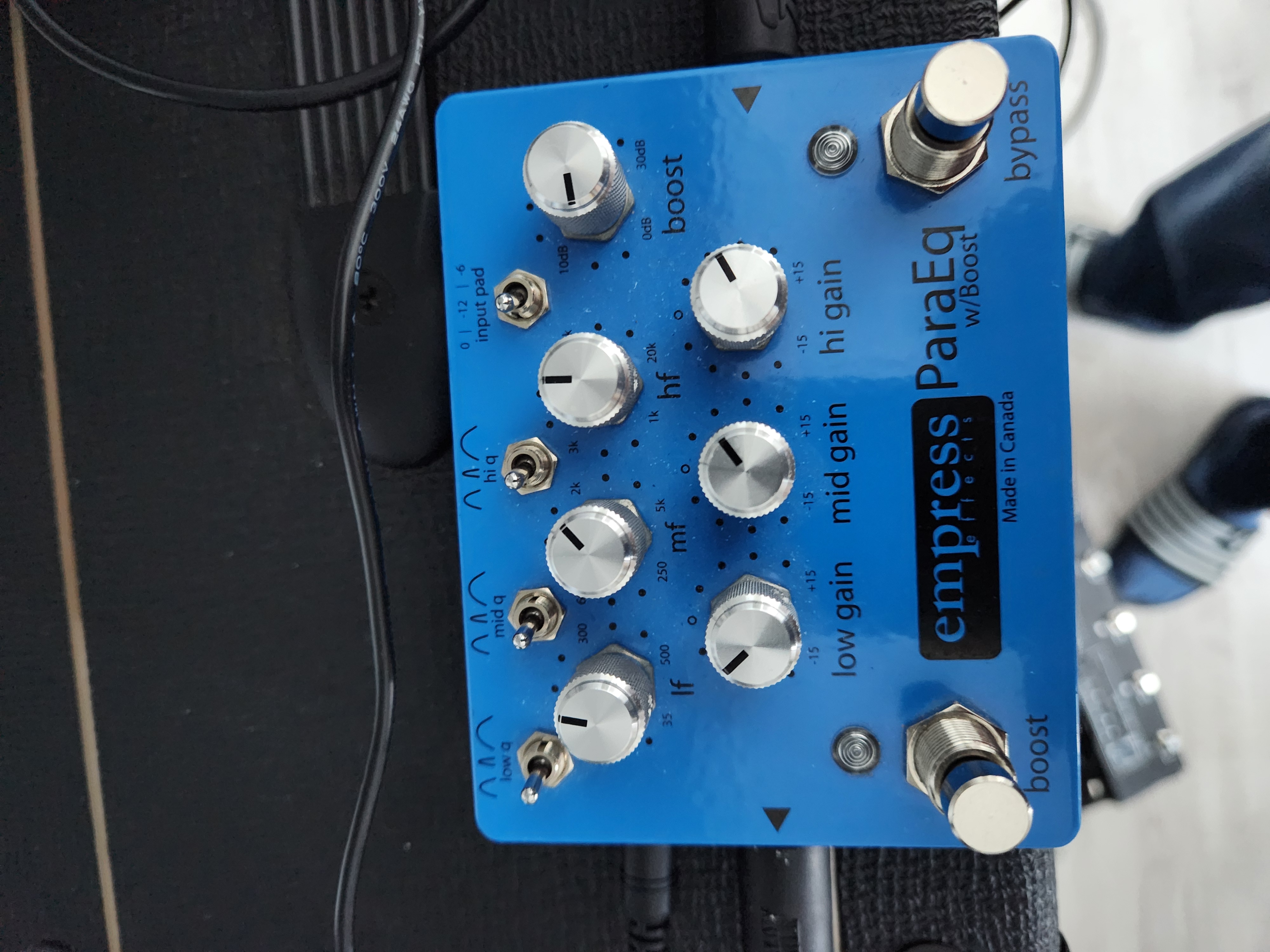 Egaliser paramétrique boost