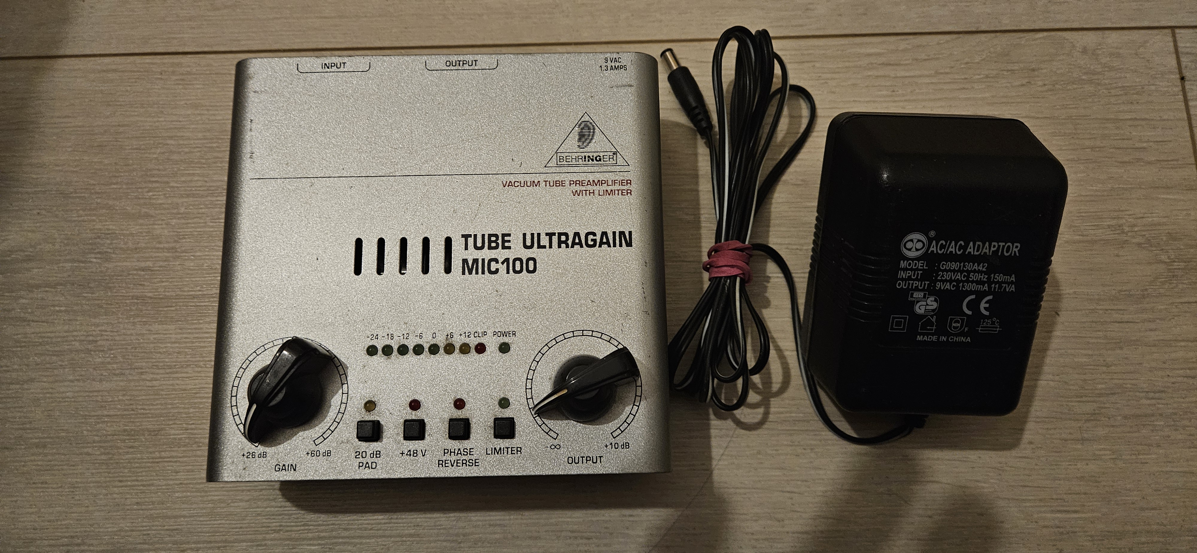 Préampli Mic100 complet avec alimentation